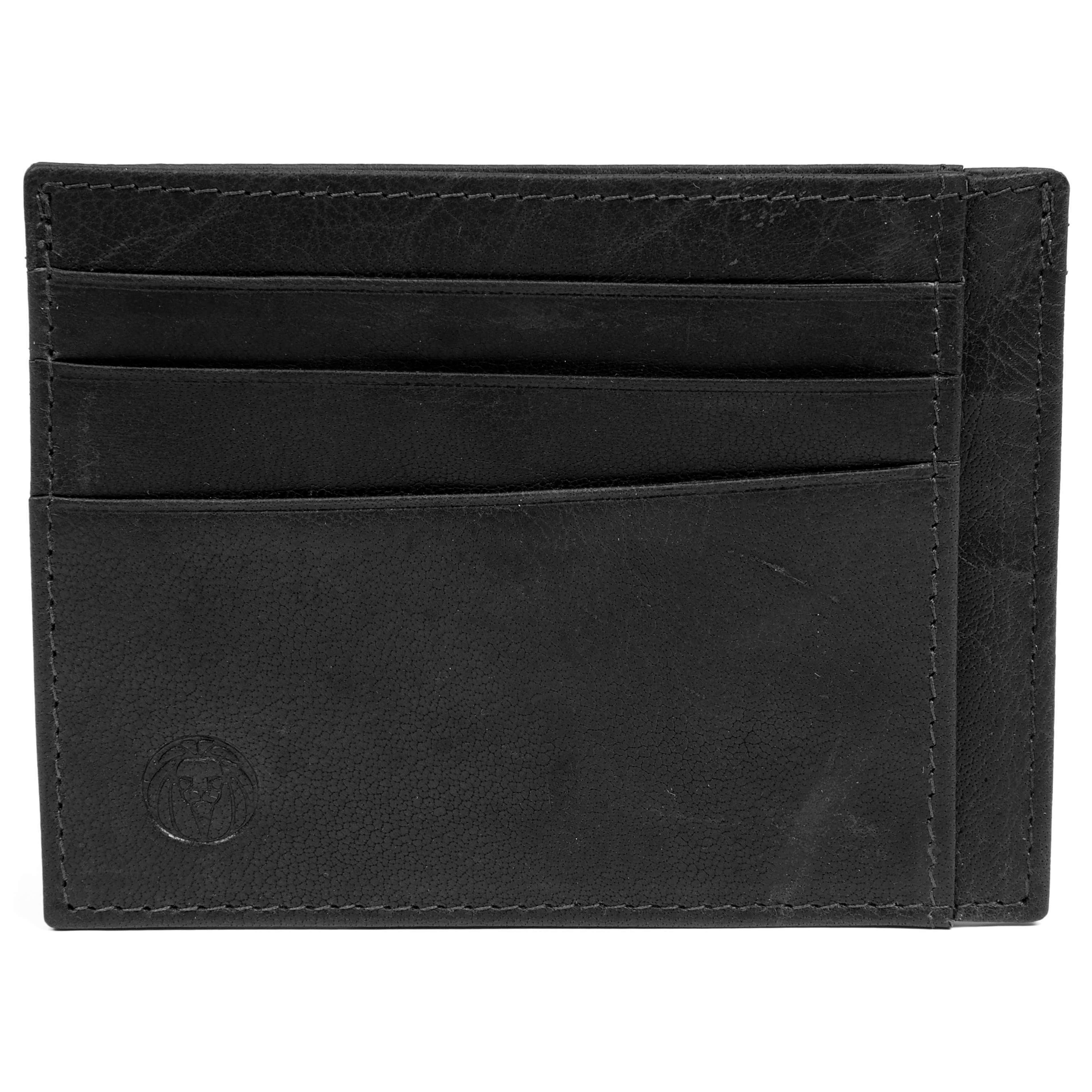Montreal Black RFID Leather Card Holder - 2 - gallery