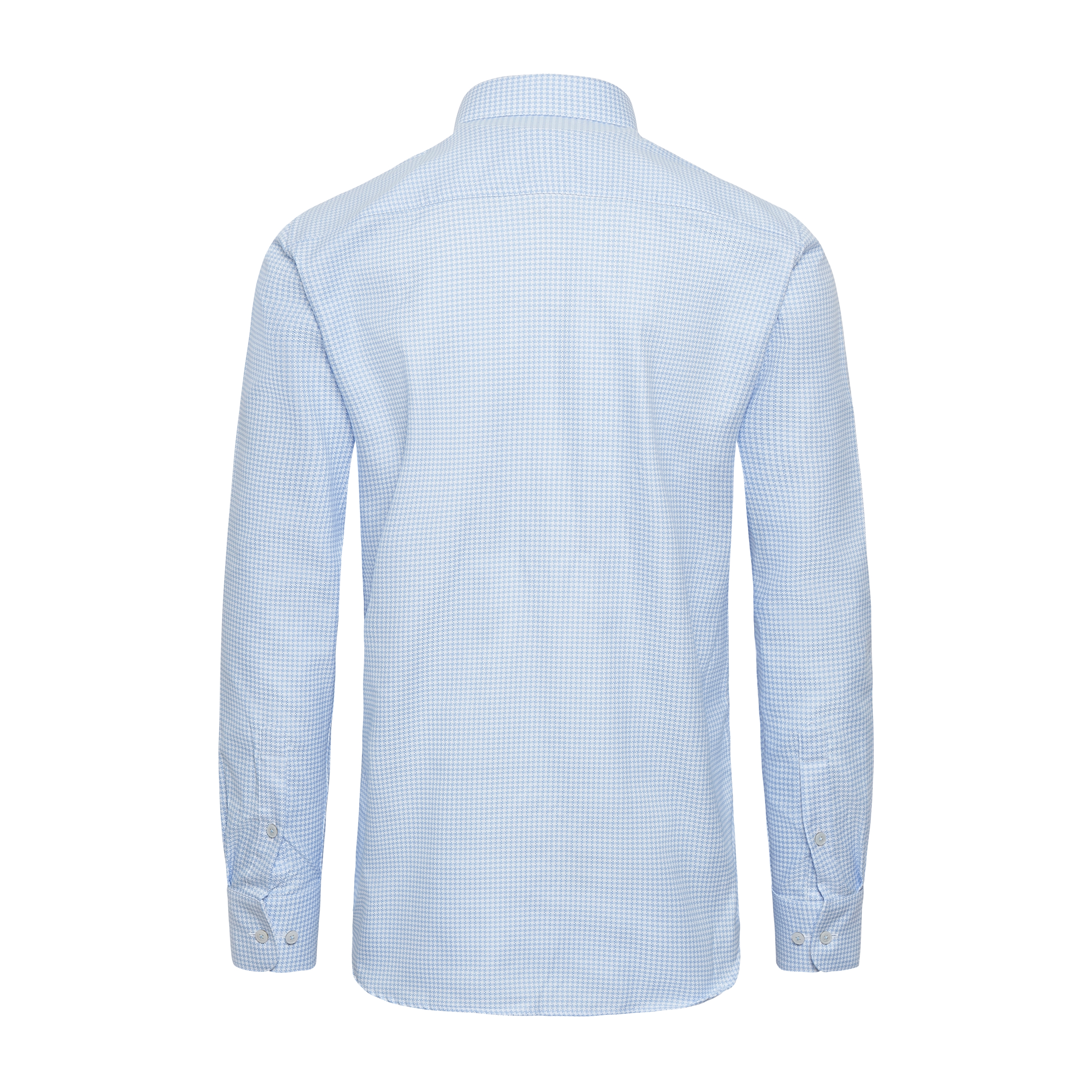 Marc Jacquard Blauw Overhemd - 2