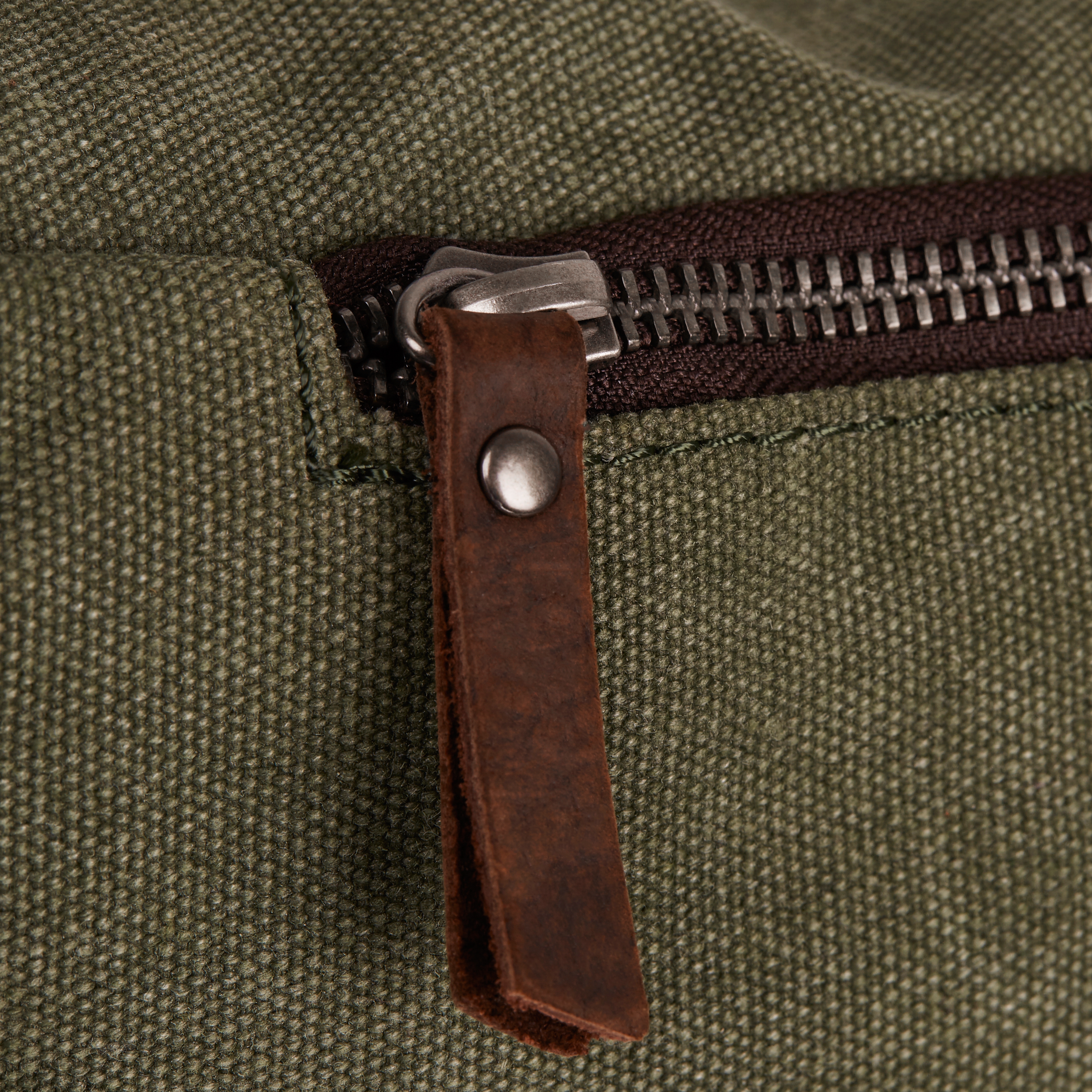 Symon Grøn og Brun Bæltetaske - 4