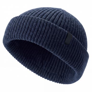 Nordic | Μπλε Μαρέν Fisherman Wool Blend Σκουφάκι Beanie Nordic | Μπλε Μαρέν Fisherman Wool Blend Σκουφάκι Beanie