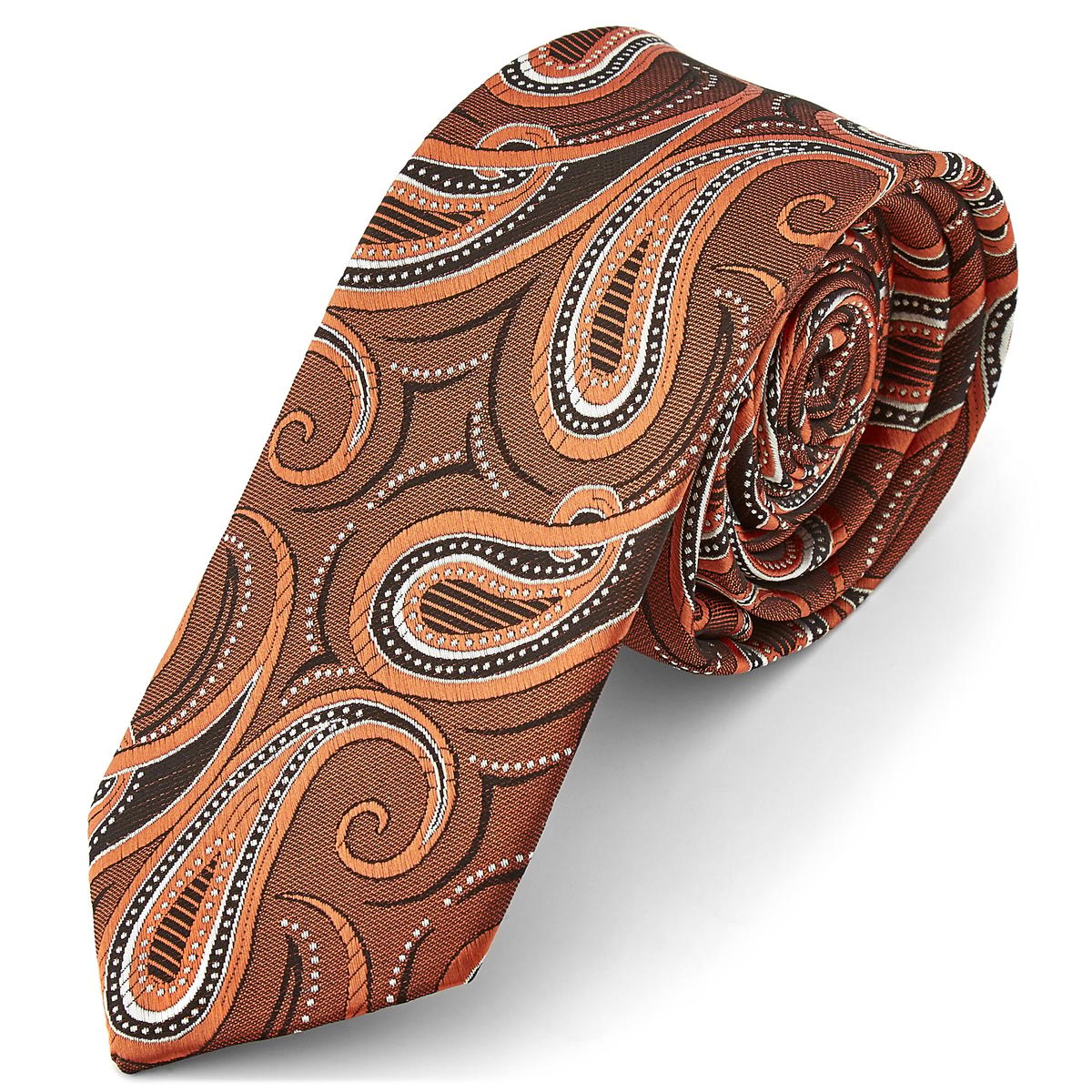 Gravata Paisley Bronze De Outono Em Stock Tailor Toki gravata-paisley-bronze-de-outono-em-stock-tailor-toki