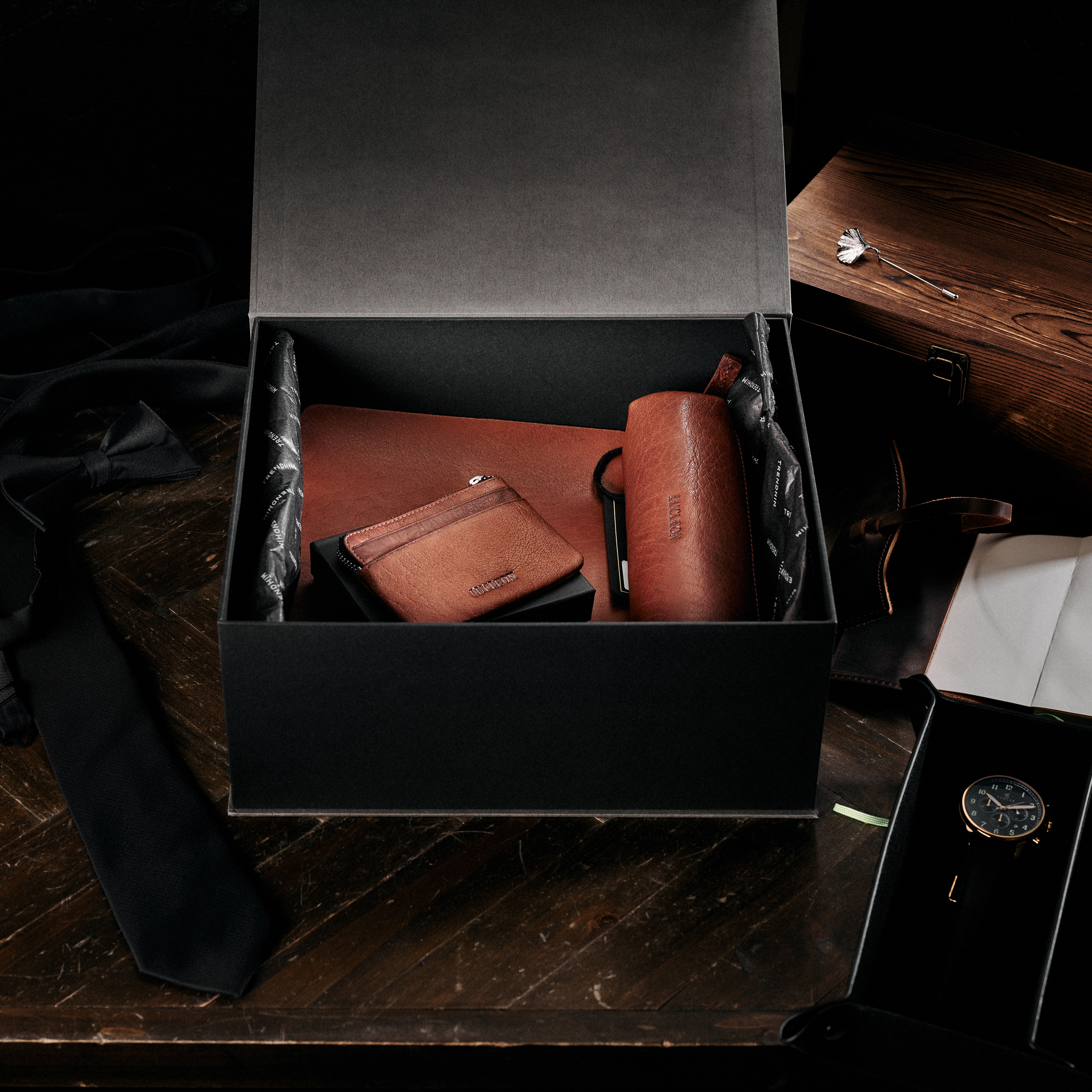 Office Professional Gift Box | Brown Leather - 7