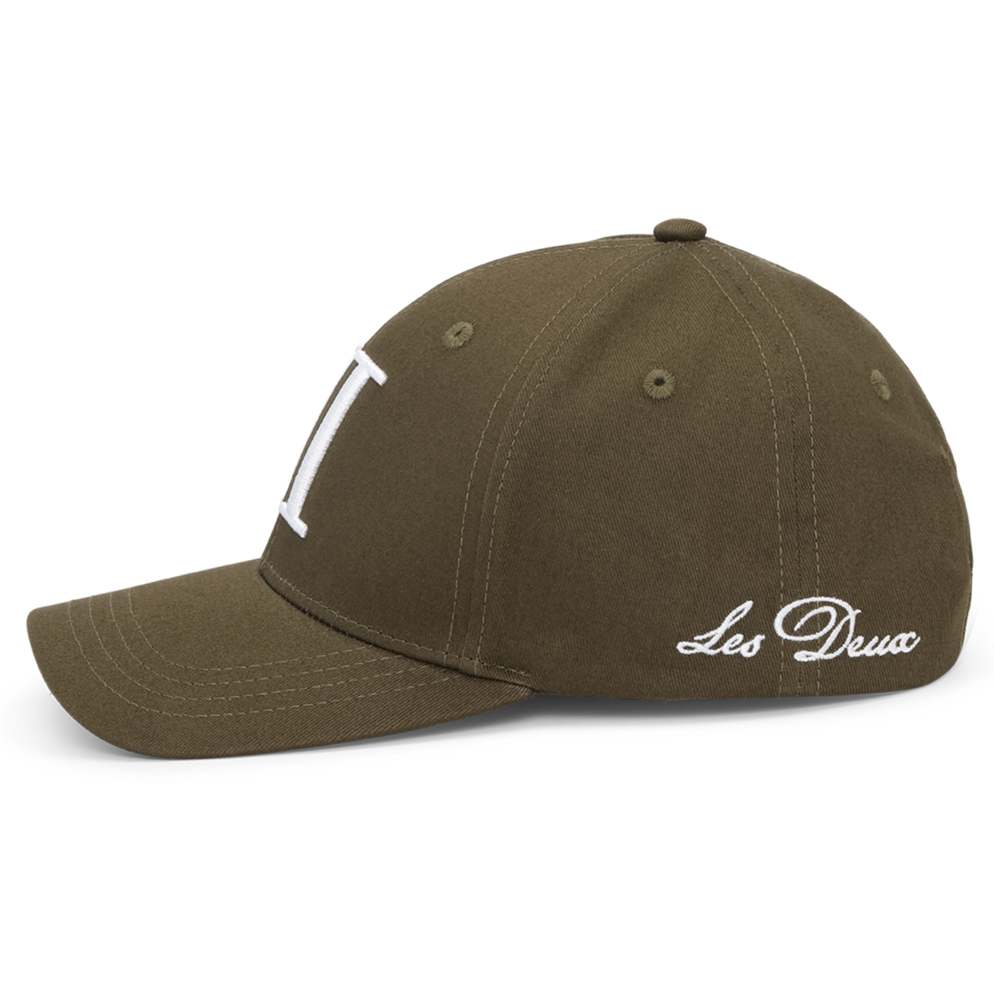 Les Deux | Casquette de Baseball couleur olive Encore - 4