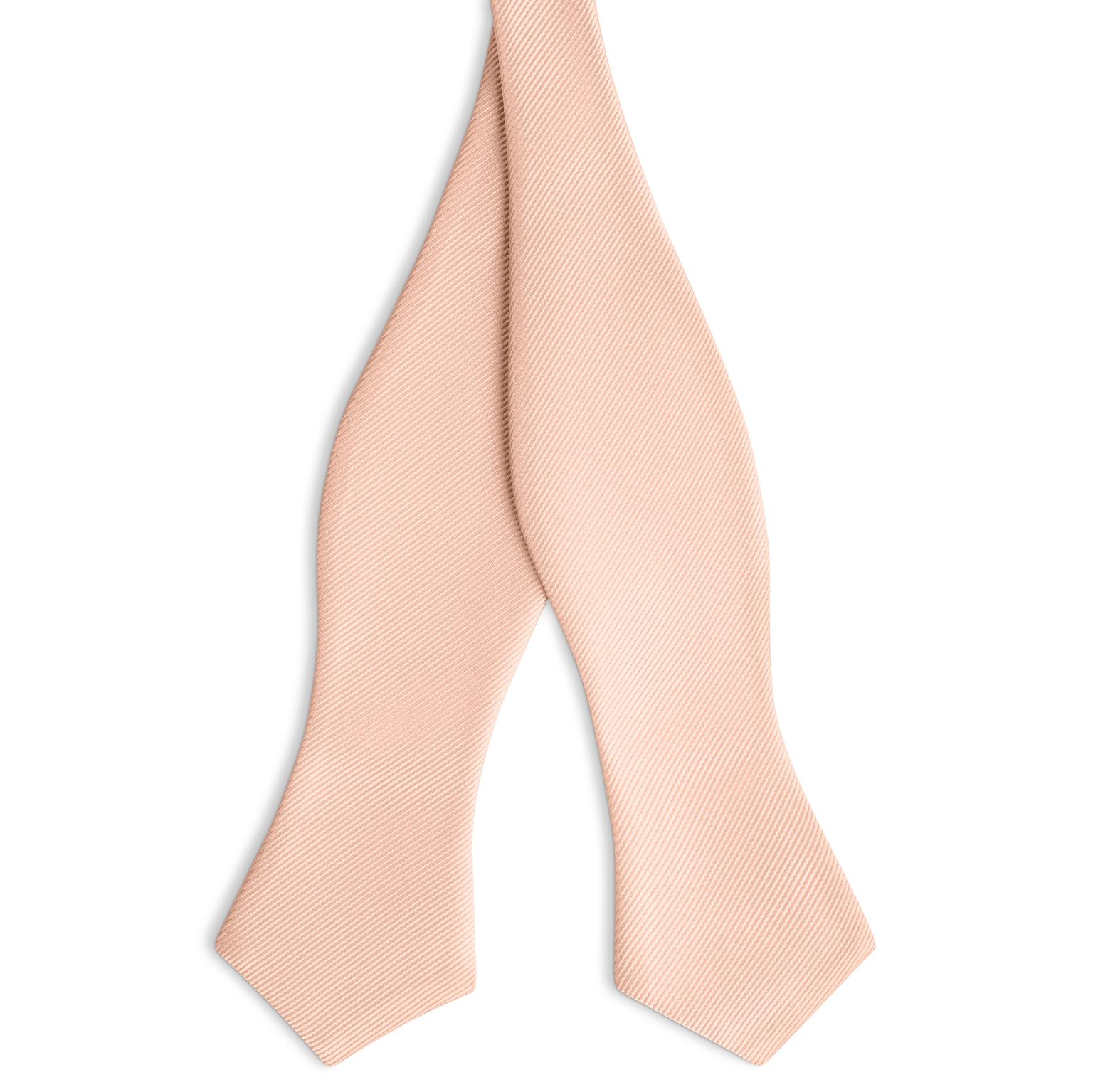 Rose Pink Self-Tie Grosgrain Diamond Tip Bow Tie Rose Pink Self-Tie Grosgrain Diamond Tip Bow Tie