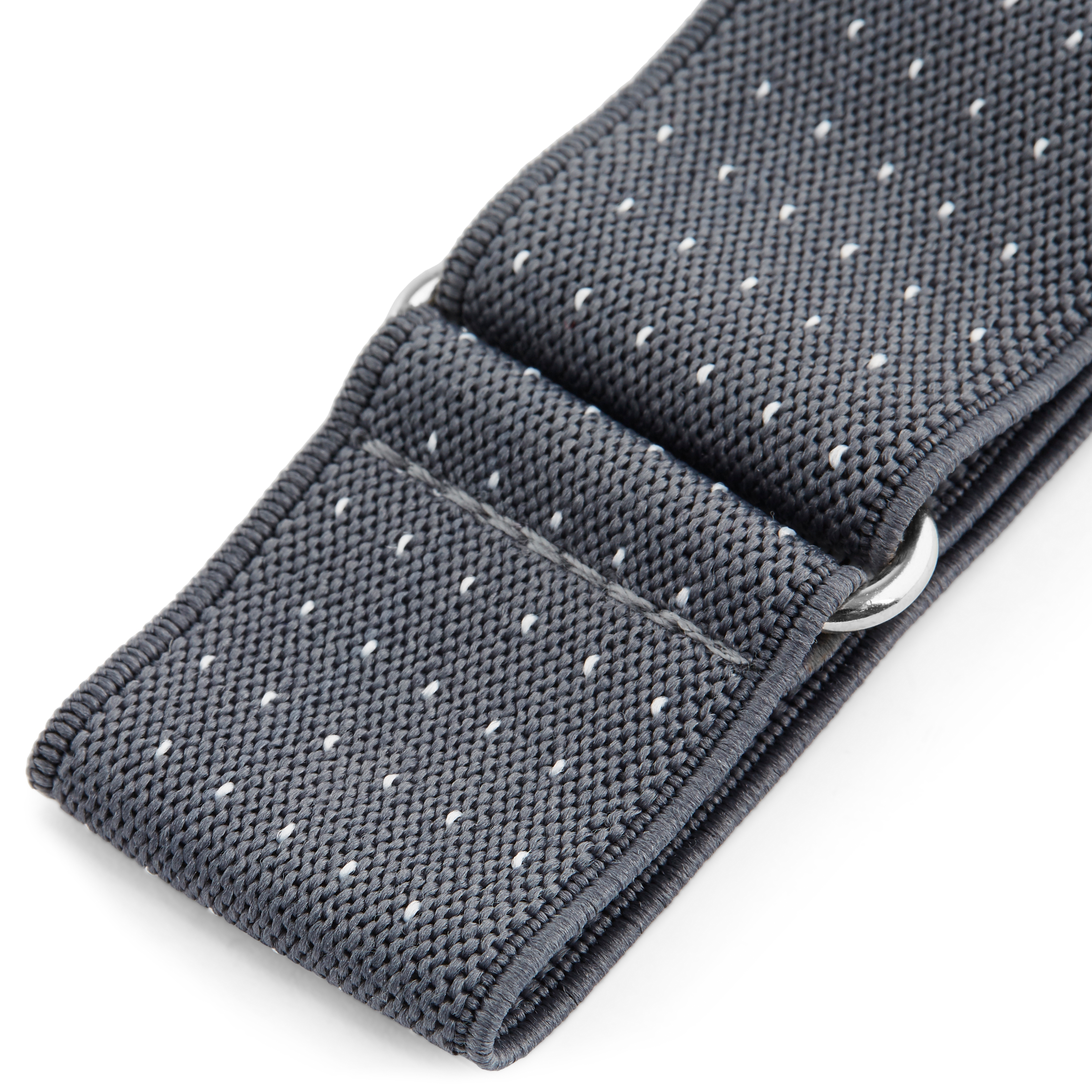 Reggimaniche larghi grigi a pois - 2