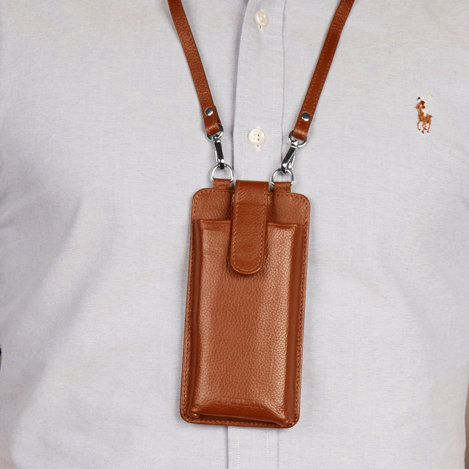 Lamont Hellbraune Handytasche & Kartenetui - 7