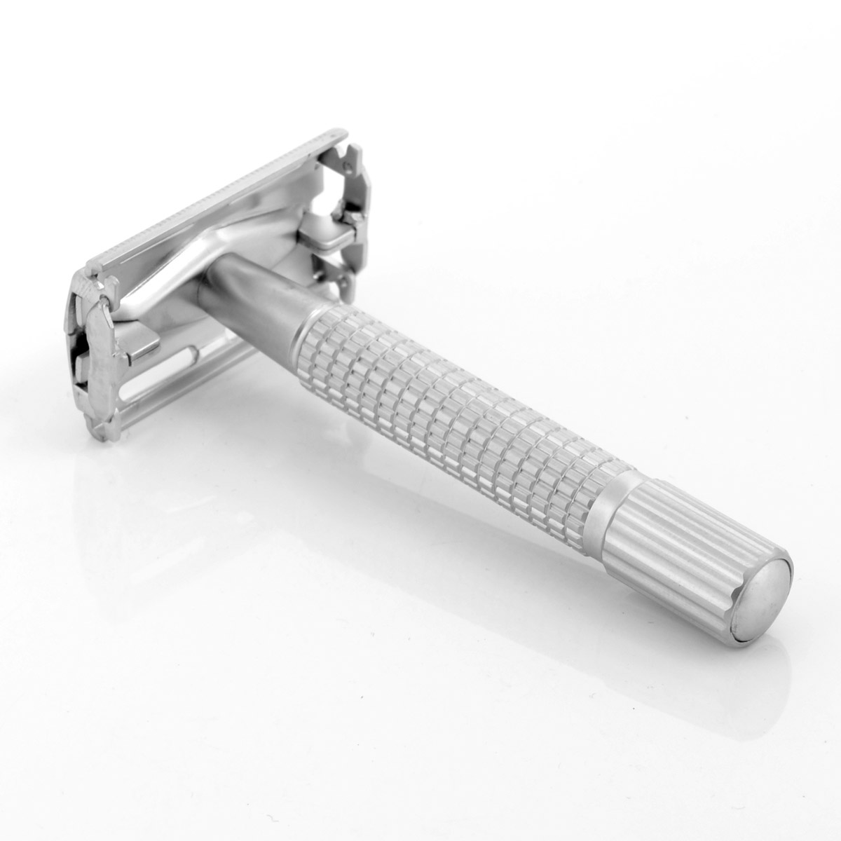 Matte Silver-Tone Z Safety Razor - 3