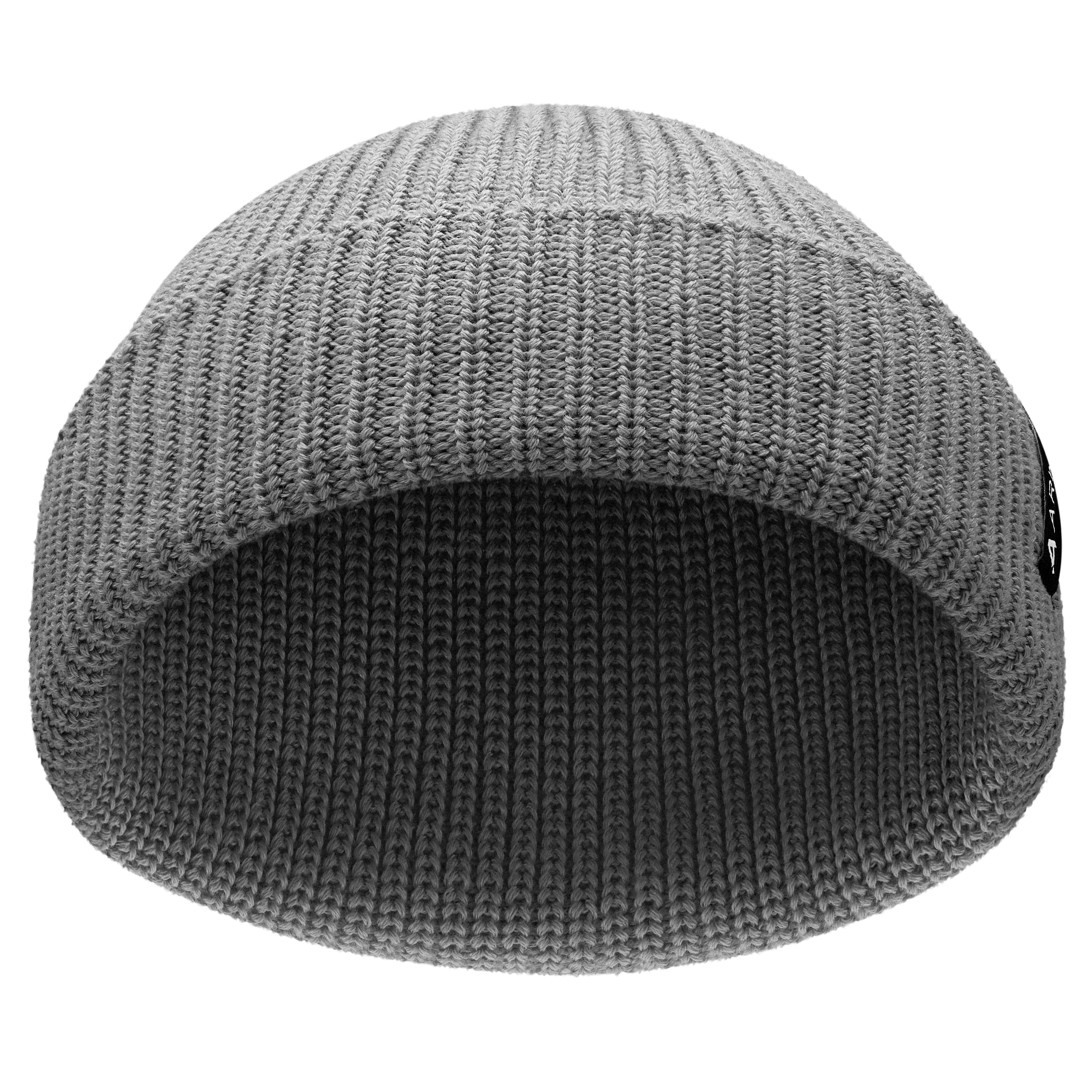 Nordic | Grey Fisherman Polyester Beanie - 2