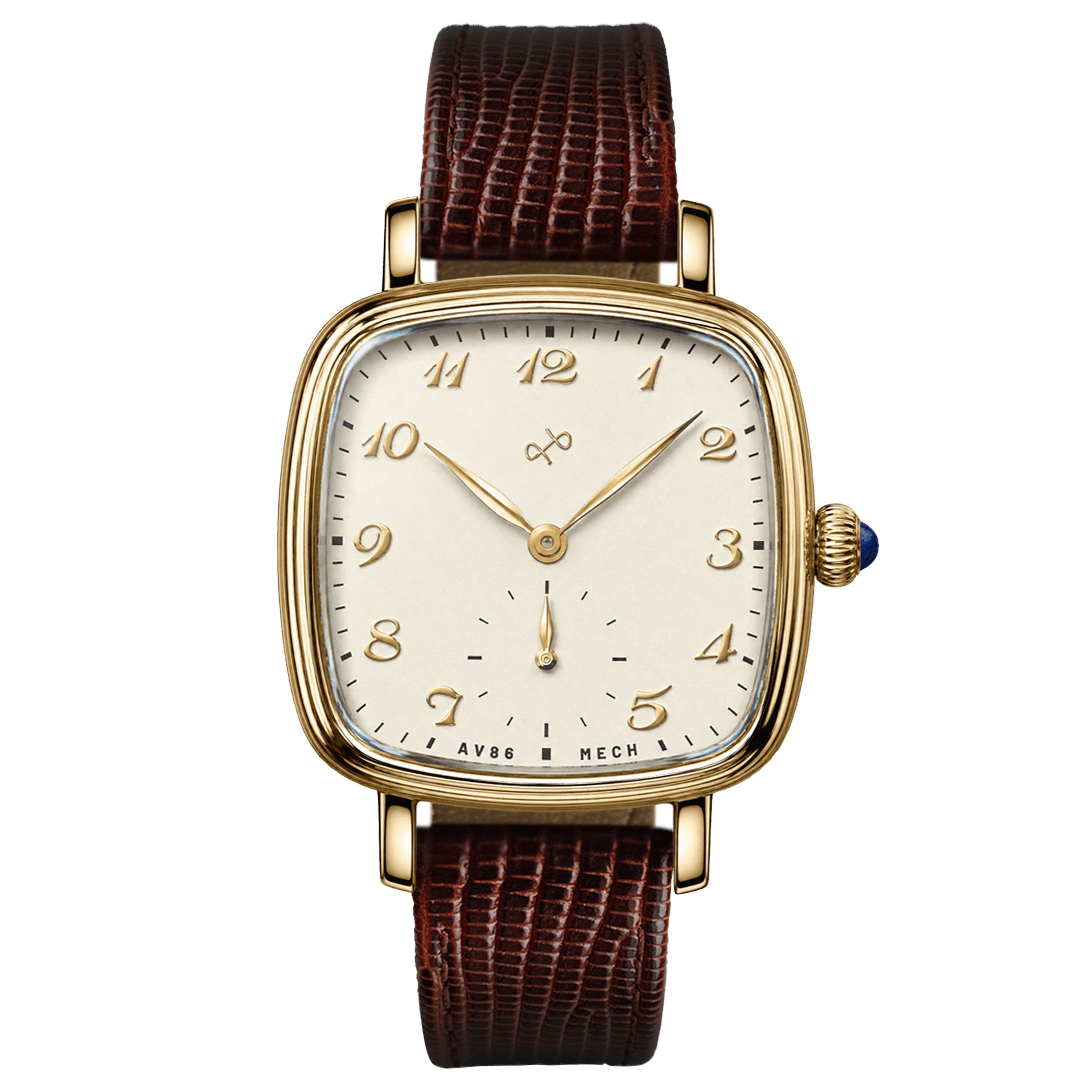 AV86 | 1954 Capri reloj mecánico en dorado y azul AV86 | 1954 Capri reloj mecánico en dorado y azul