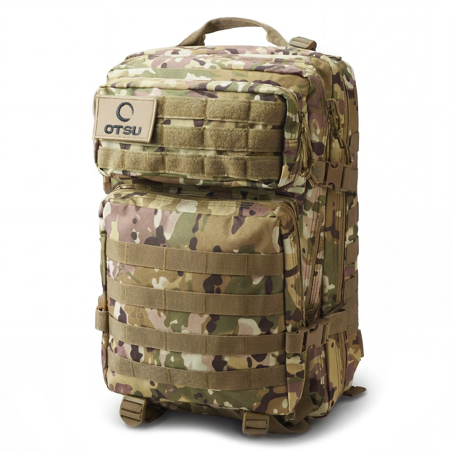 Expedition | Kamuflaaž 40L taktikaline seljakott patch-paneeliga Expedition | Kamuflaaž 40L taktikaline seljakott patch-paneeliga