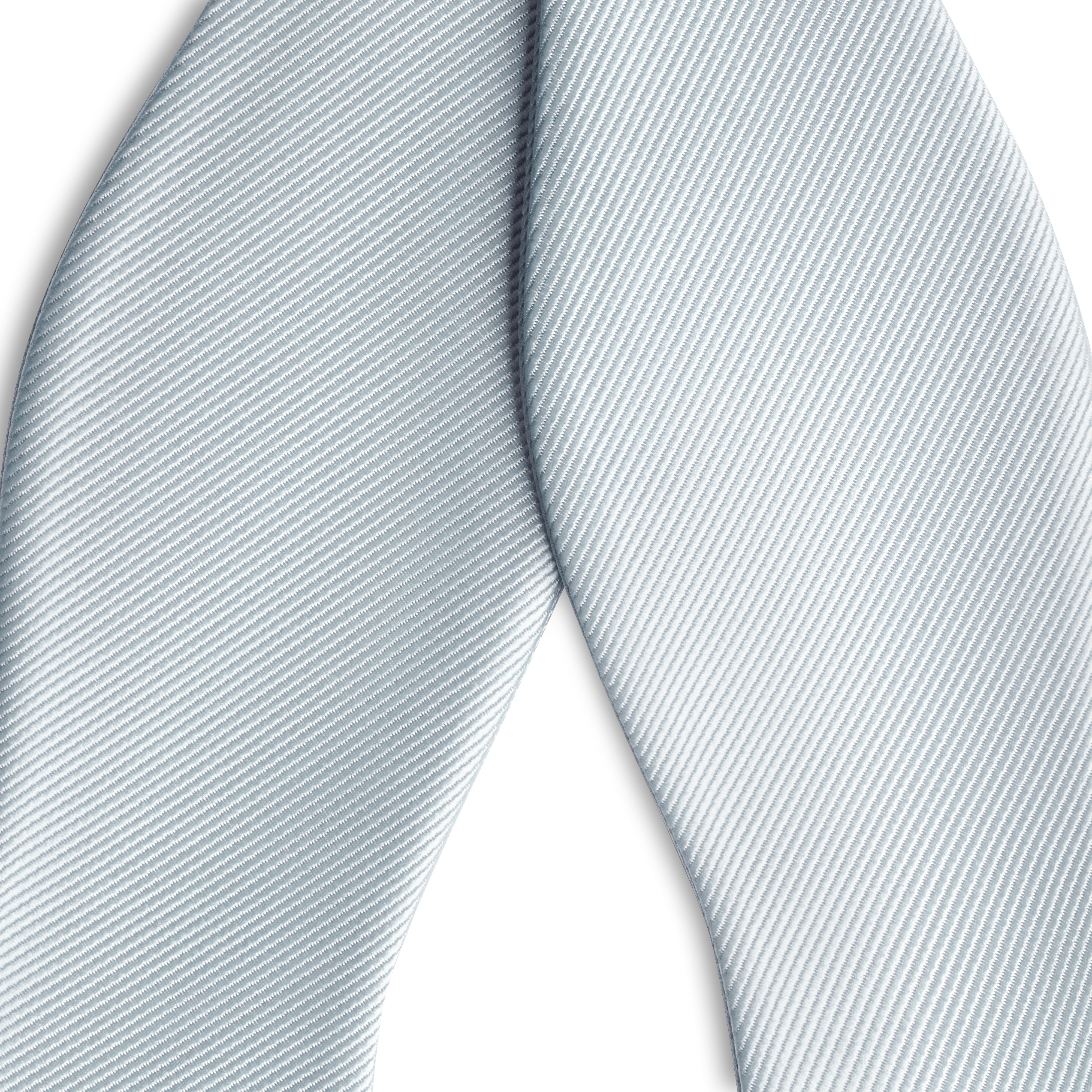 Papillon da annodare blu artico con motivo gros-grain - 2