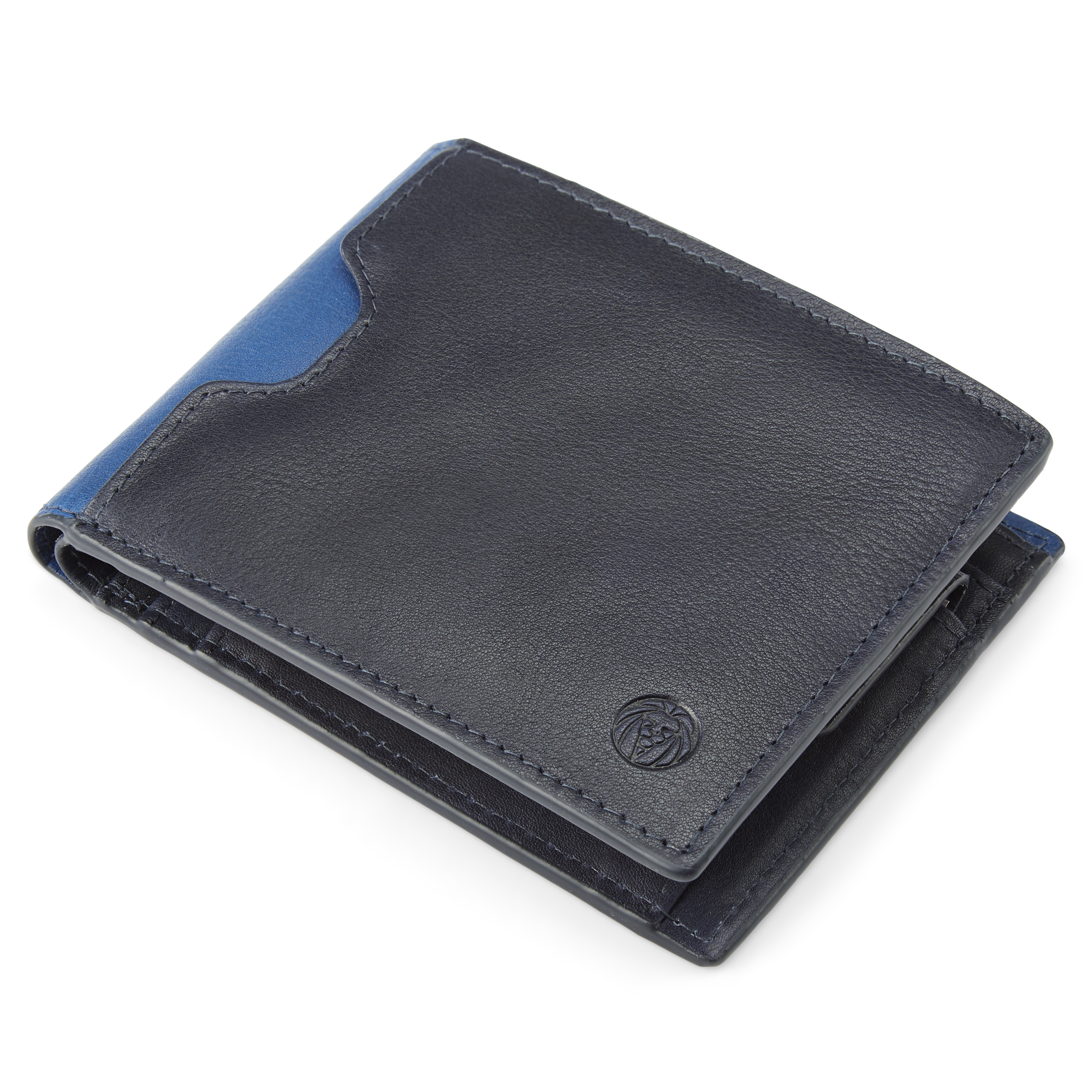 Lincoln | Navy Leather RFID-Blocking Wallet - 7