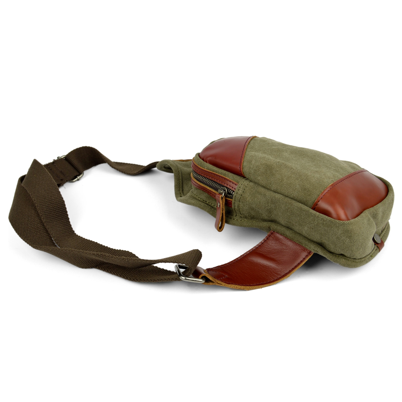 Borsa a tracolla verde Sabae - 5