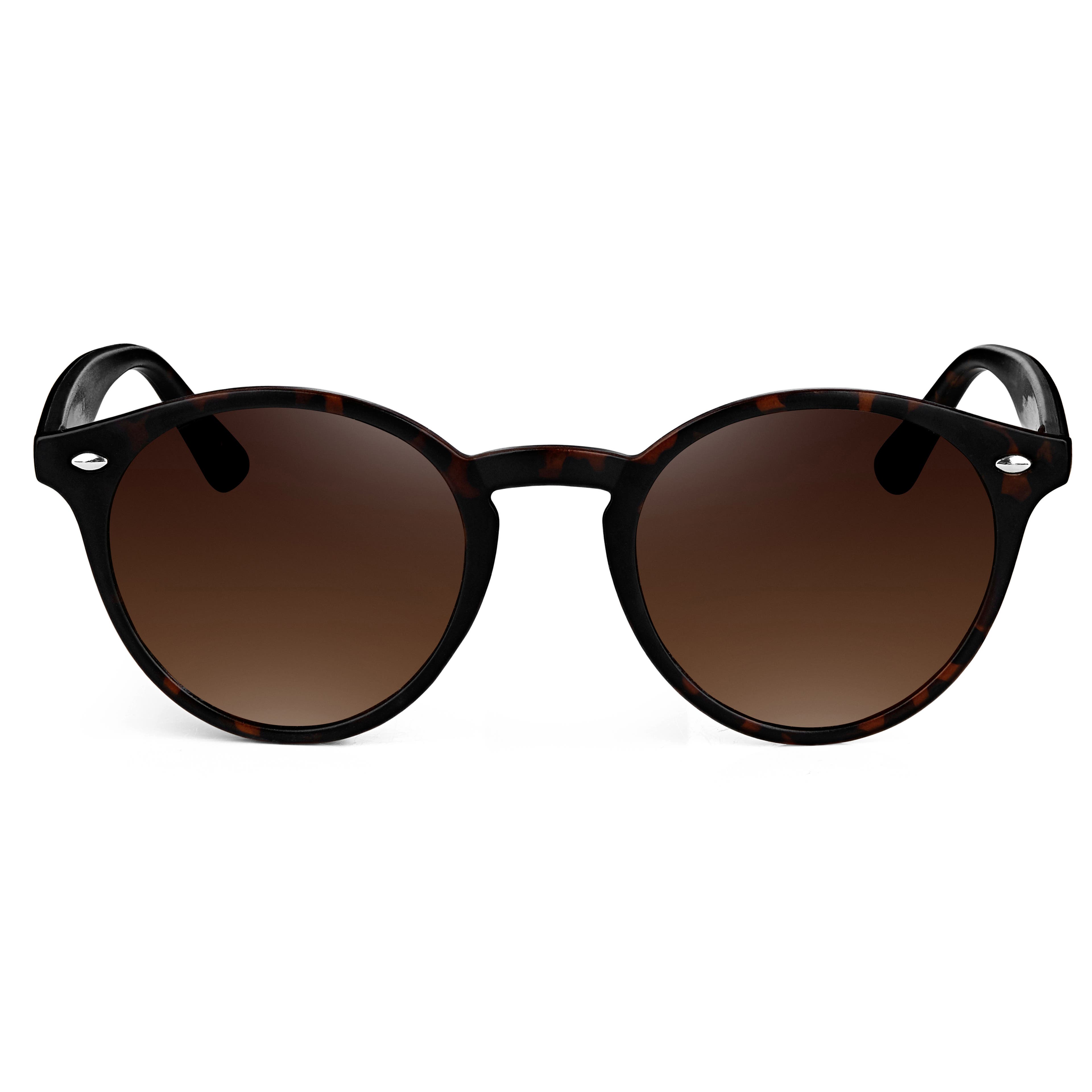 Szylkretowo-brązowe okulary przeciwsłoneczne Wally Wade