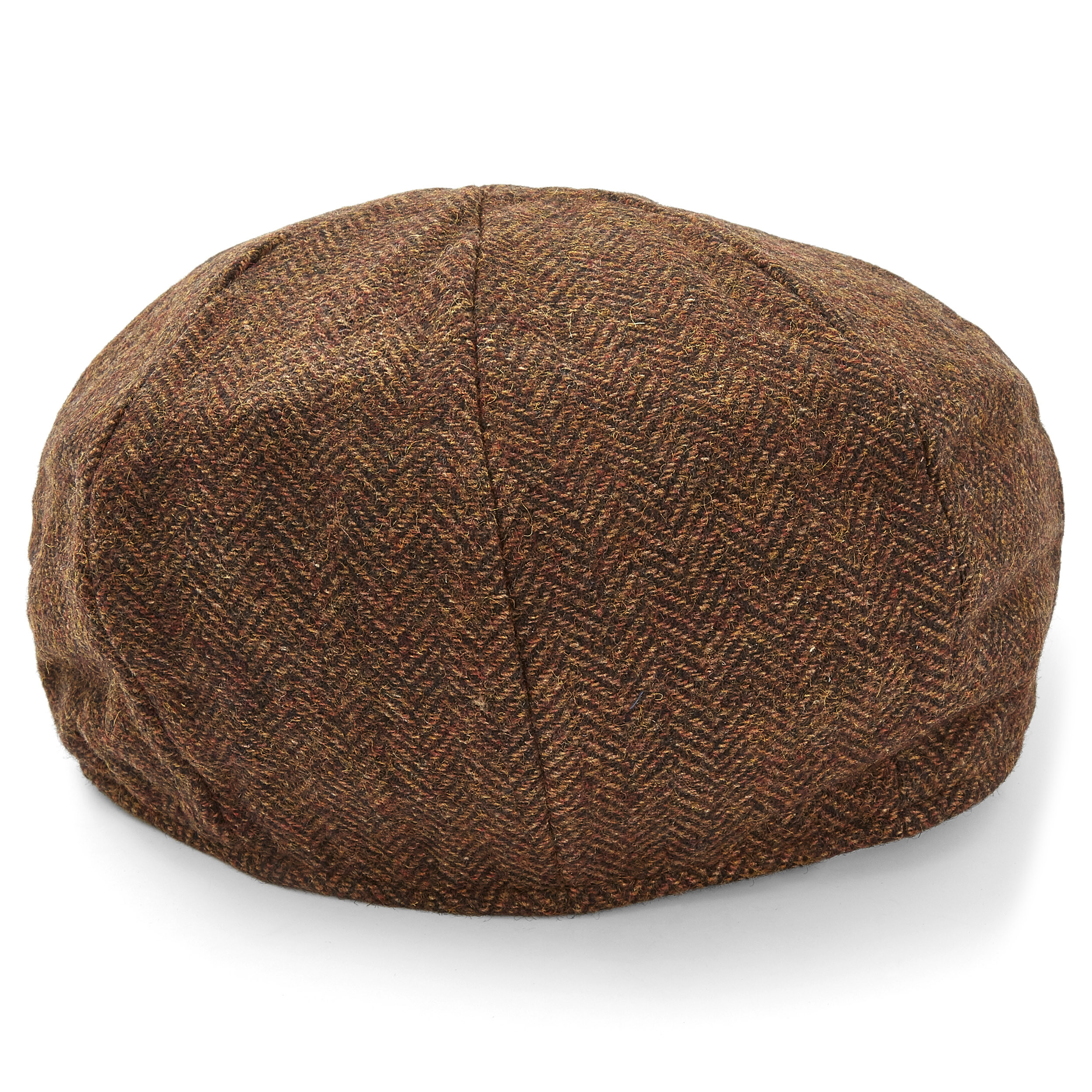 Mörkbrun Newsboy-Keps - 2