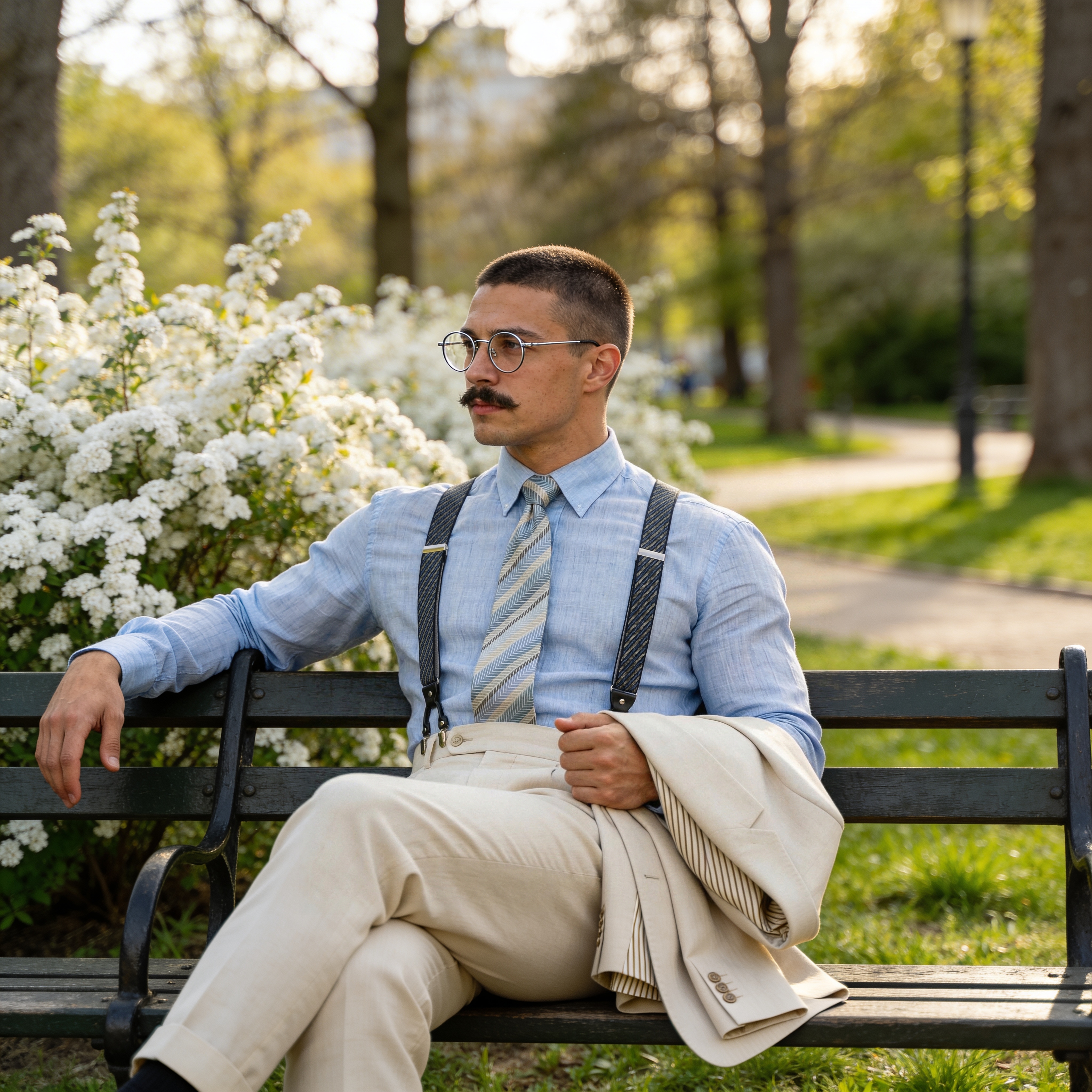 Bernard Silk Brux Tie - 3