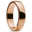 Ferrum | 6 mm D-förmiger Ring aus poliertem, roségoldfarbenem Edelstahl Ferrum | 6 mm D-förmiger Ring aus poliertem, roségoldfarbenem Edelstahl