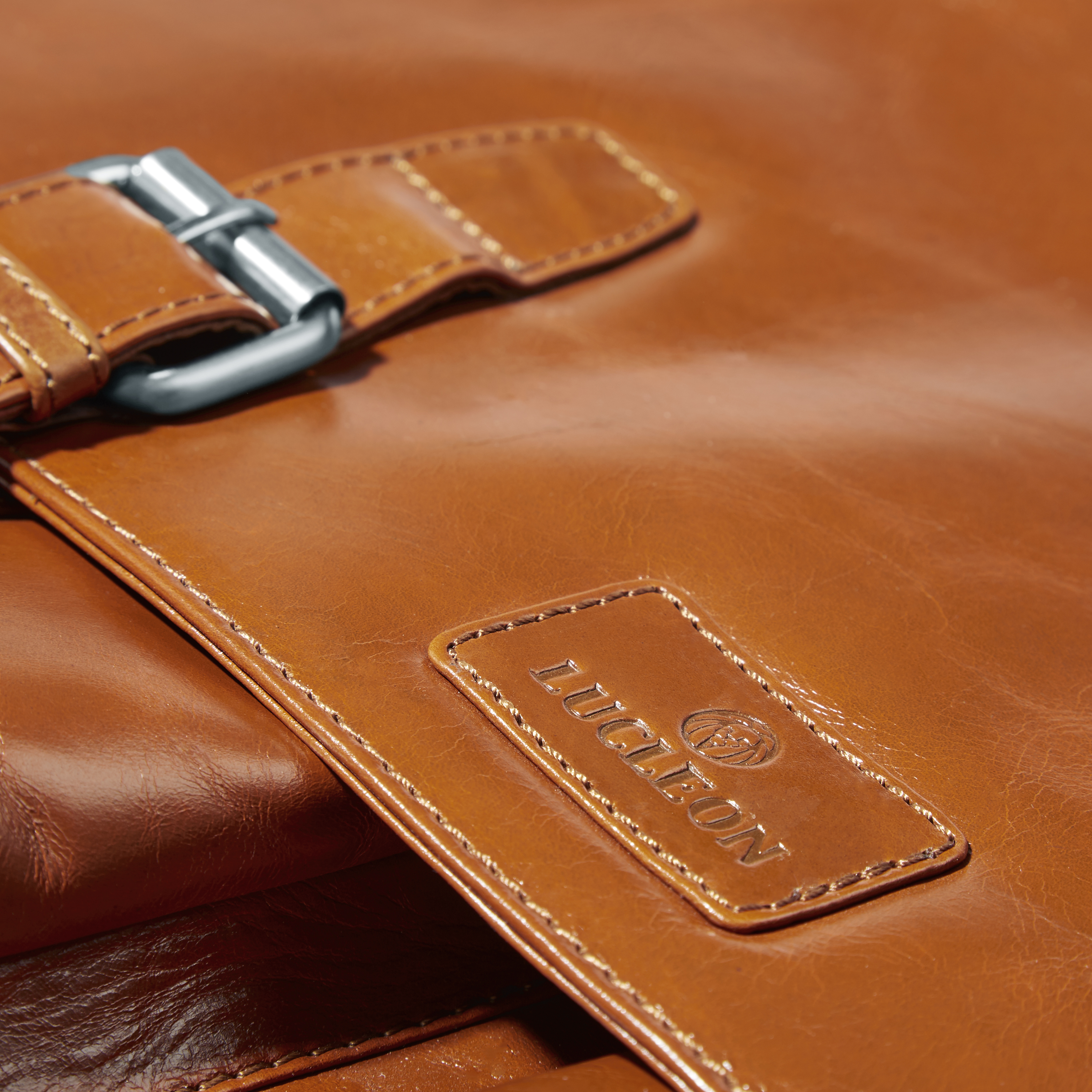Tan Jasper Messenger Lædertaske - 9