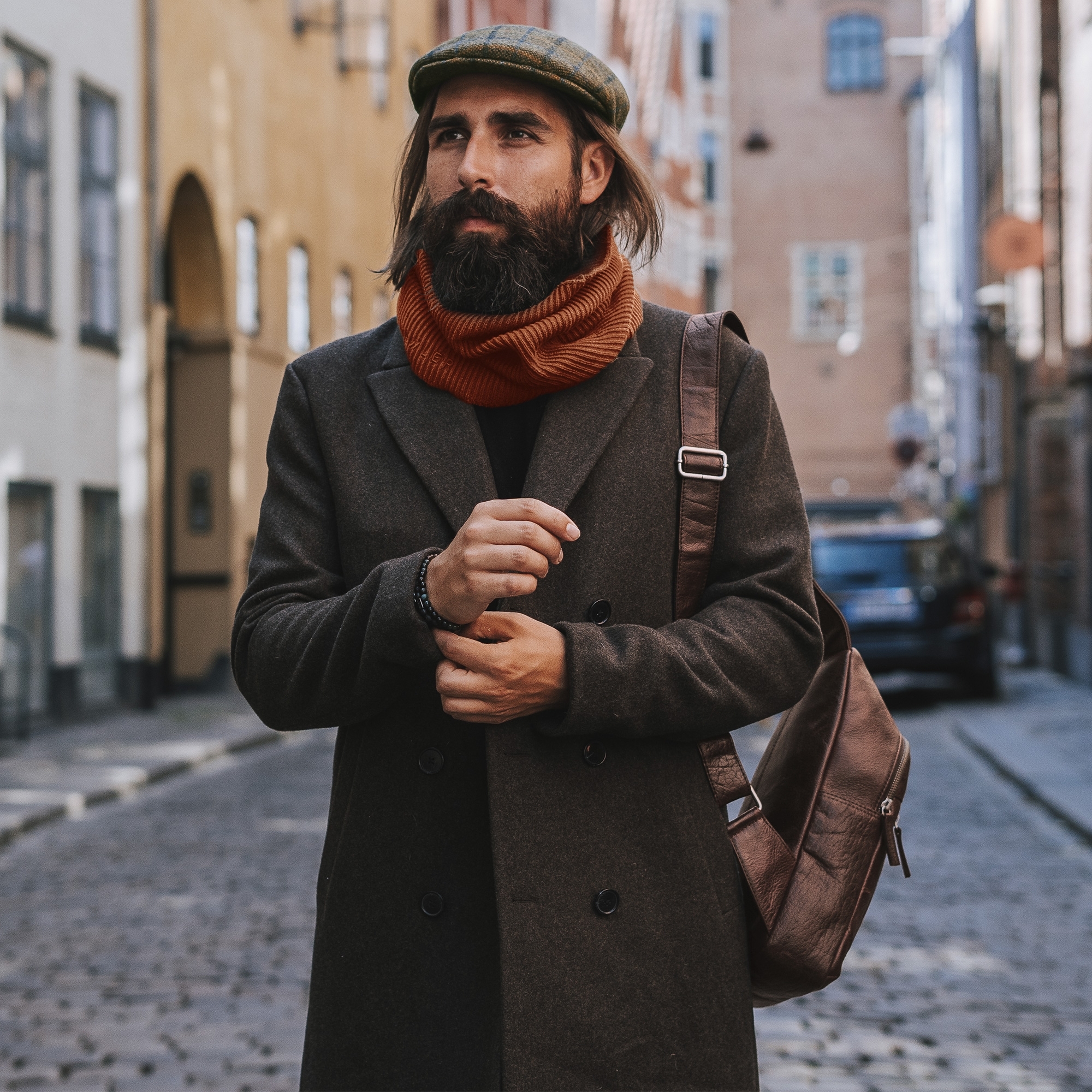 Sciarpa scaldacollo Urban Frisco marrone - 4