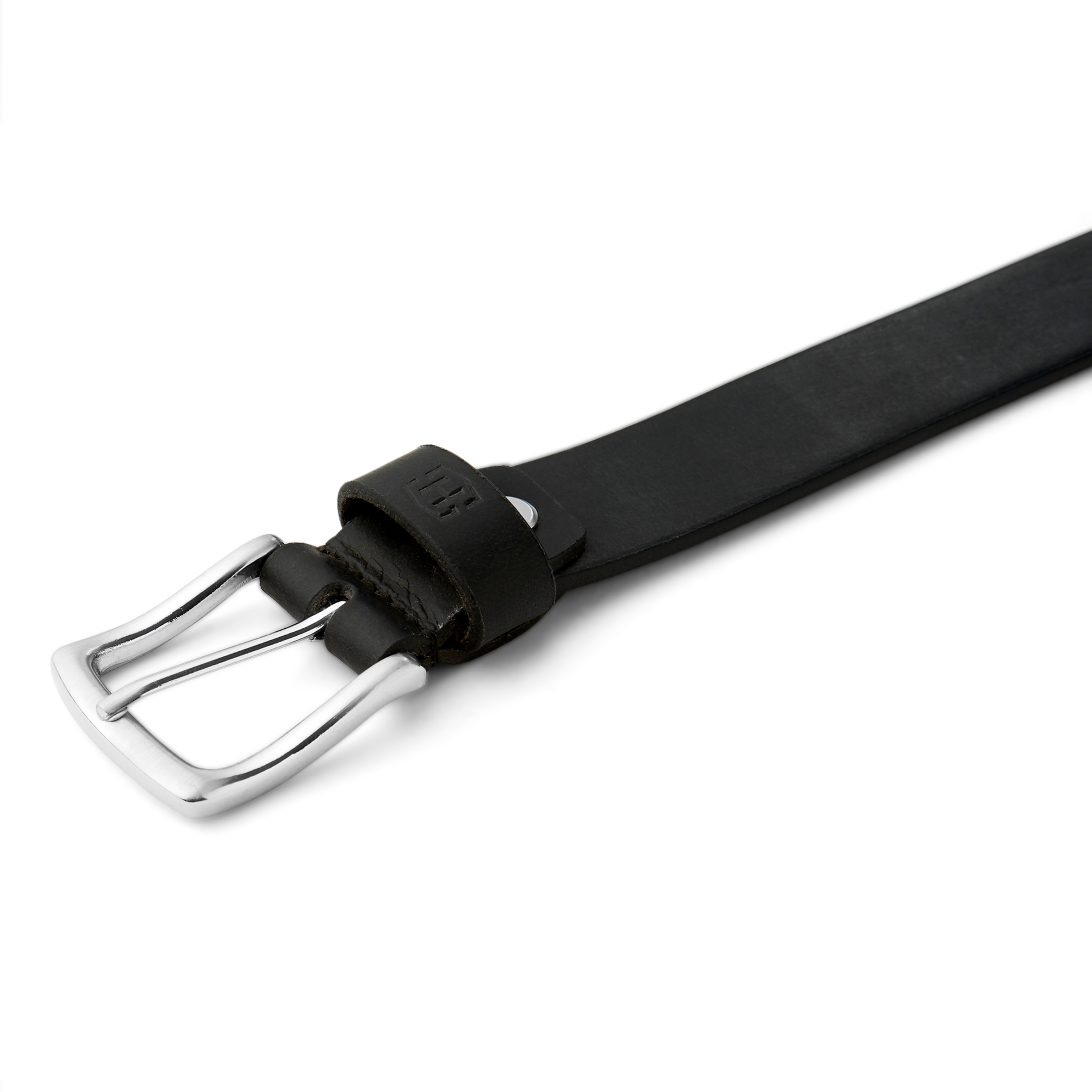 Ceinture en cuir noir Sem - 3