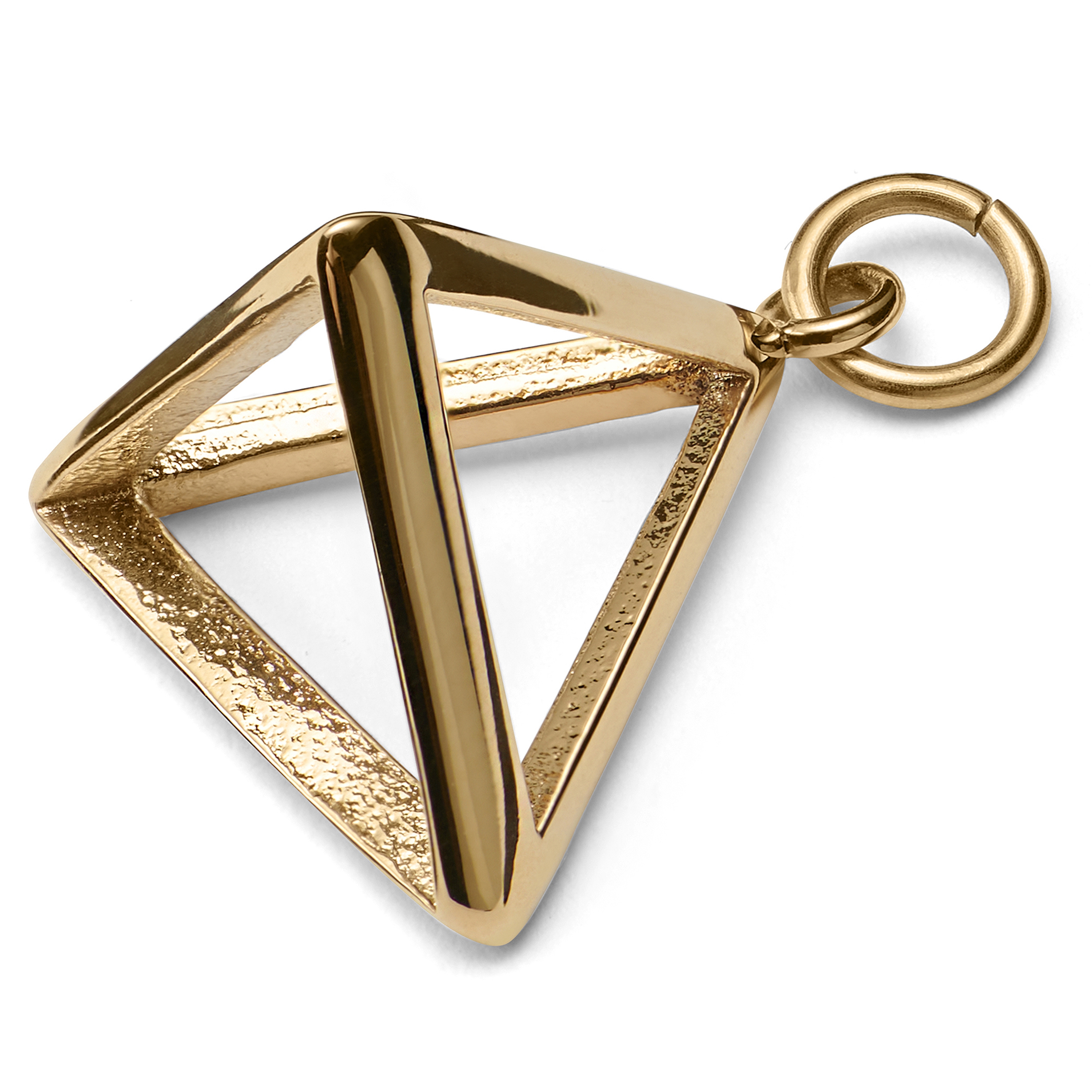 Goudkleurige Stalen Driehoekhanger - 3