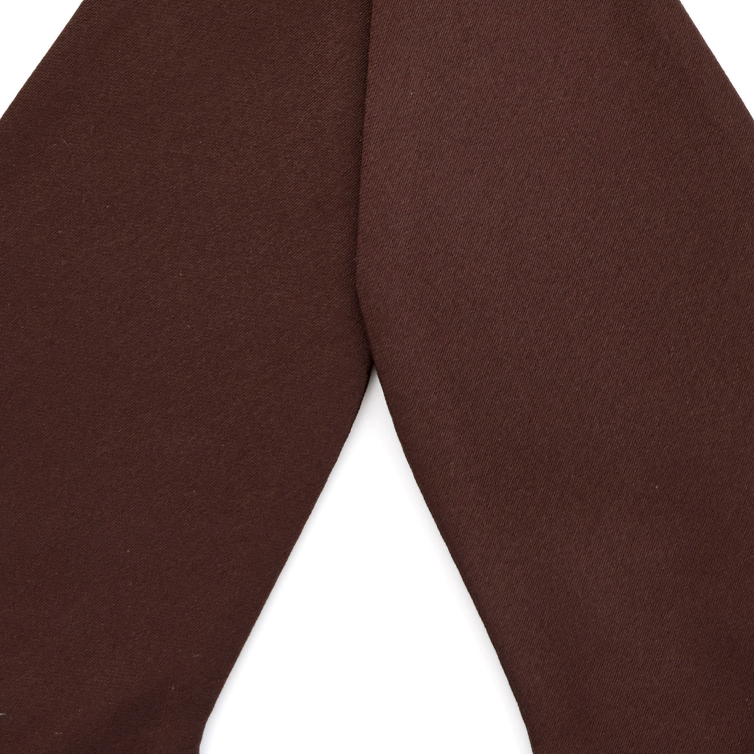 Dunkelbraune Basic Selbstbinder Fliege - 2