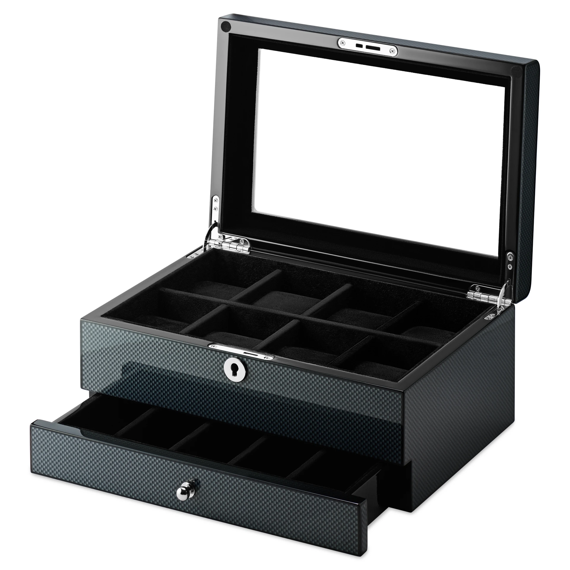 Parfumstandaard voor heren, 3-laags displayrijk met fluwelen lade en vakken voor horloges, sieraden en parfum, ideaal voor het uitstallen van geuren, perfect als cadeau voor vader Parfumstandaard voor heren, 3-laags displayrijk met fluwelen lade en vakken voor horloges, sieraden en parfum, ideaal voor het uitstallen van geuren, perfect als cadeau voor vader