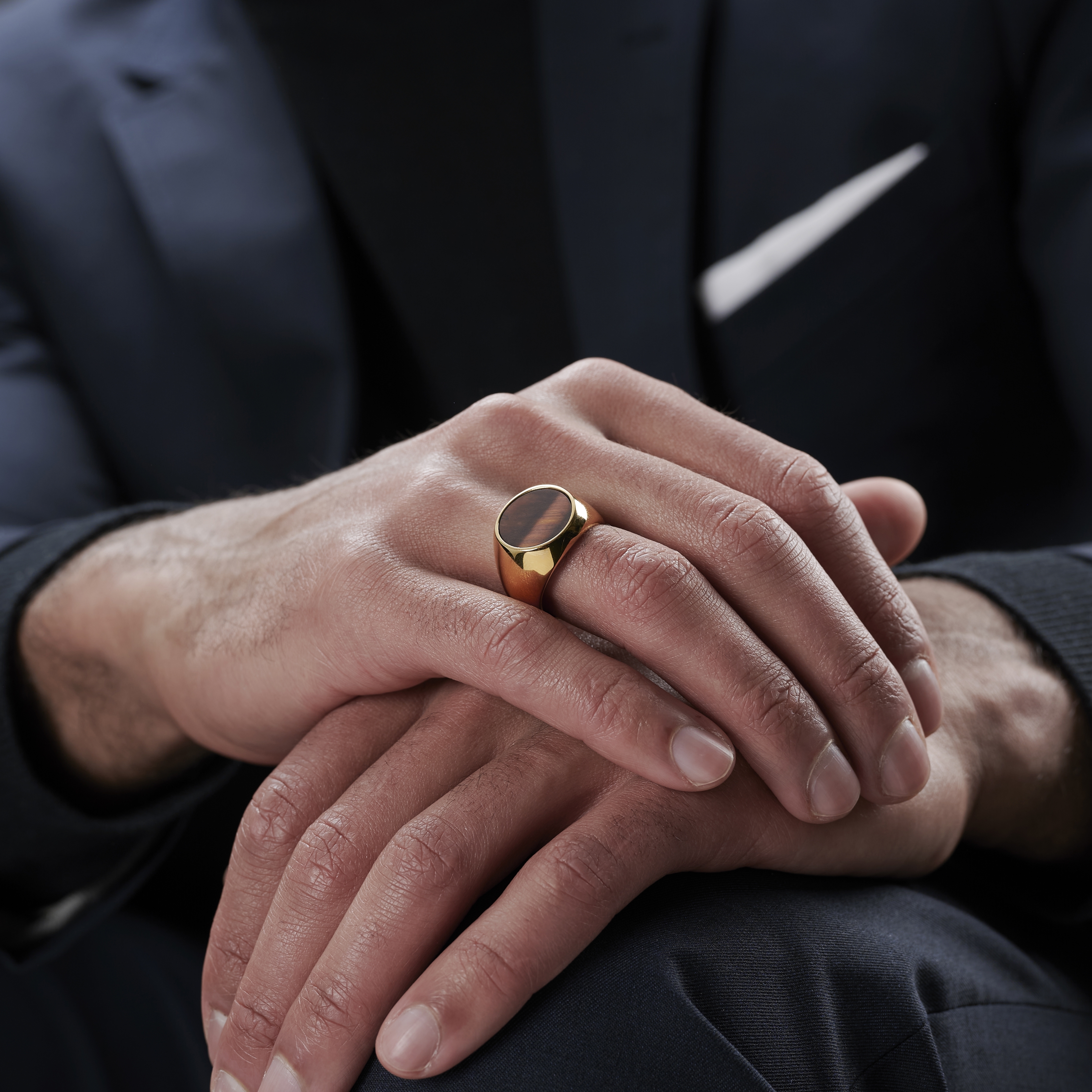 Bague dorée Lanty Makt - 5