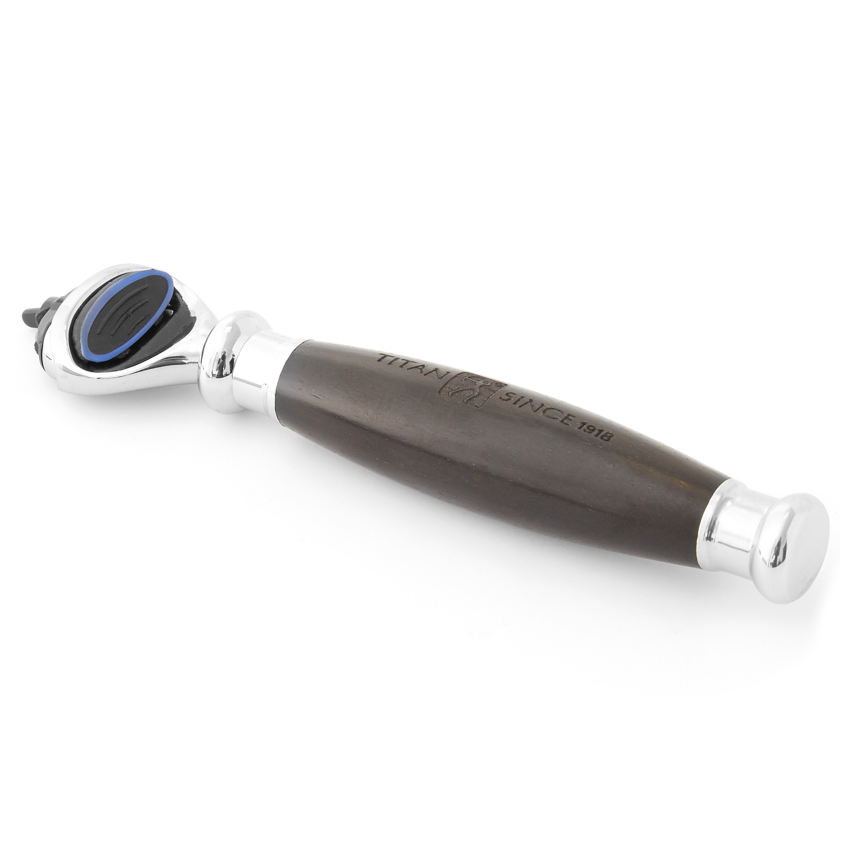 Črn ebenovinast brivnik za Fusion rezila - 2