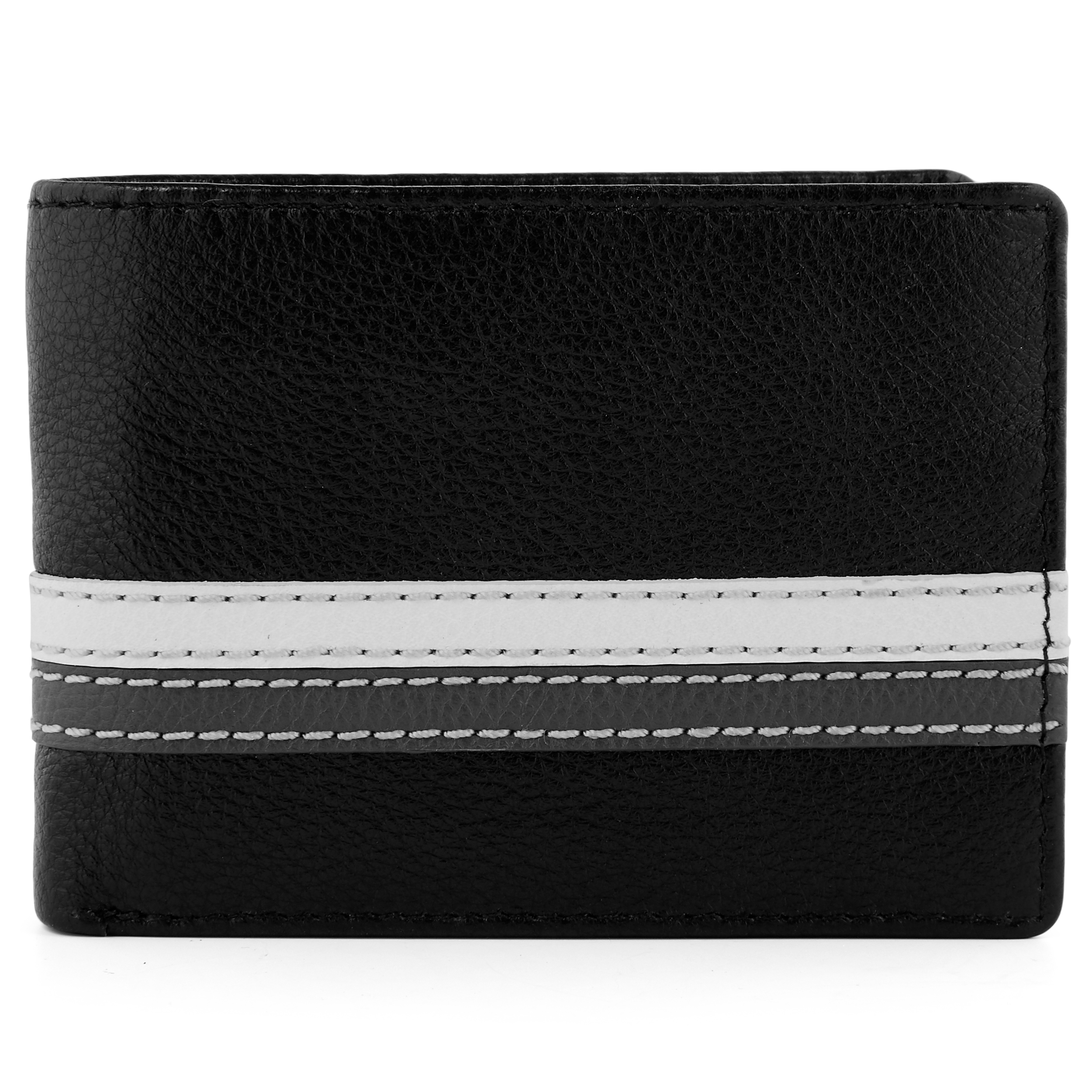 Carteira em Pele Preta RFID Larry - 3