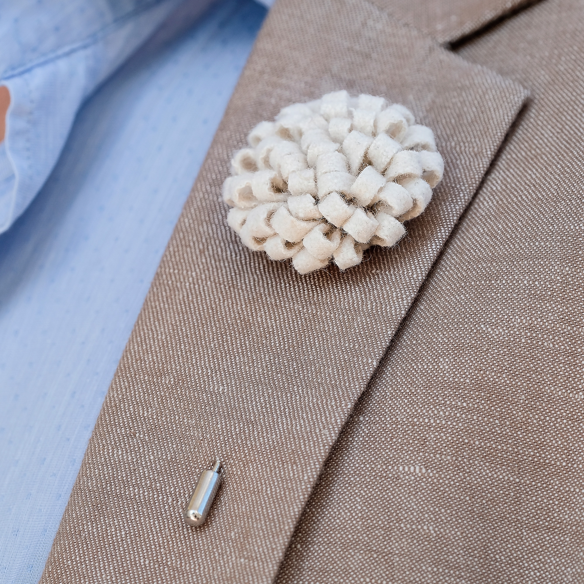 Kreative Buttercreme Blumen Reversnadel - 3