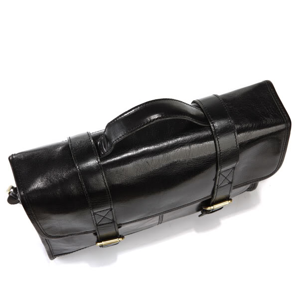 Schwarze Ledertasche Principal - 5