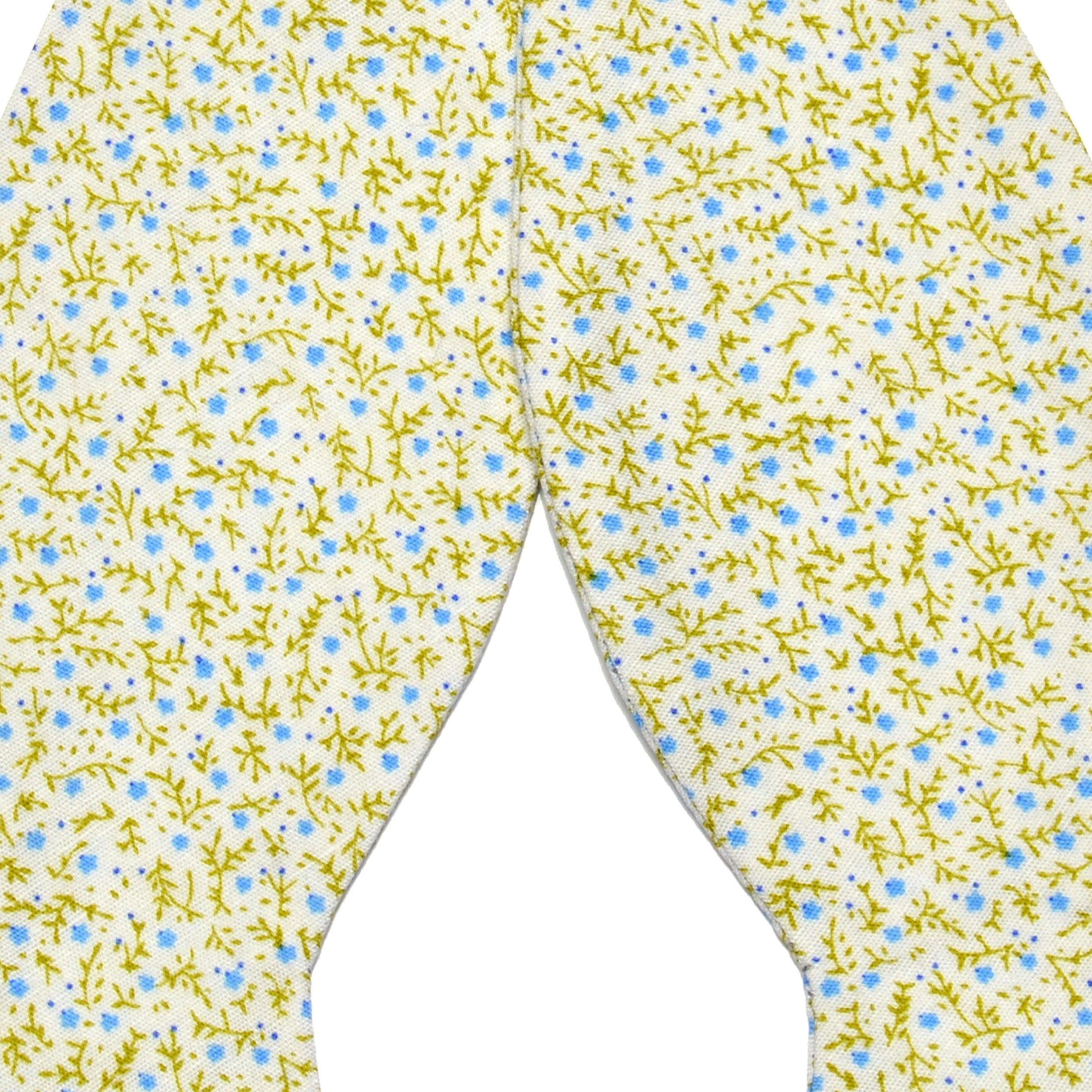 Blauer Wald Fliege aus Baumwolle zum Selbstbinden - 2