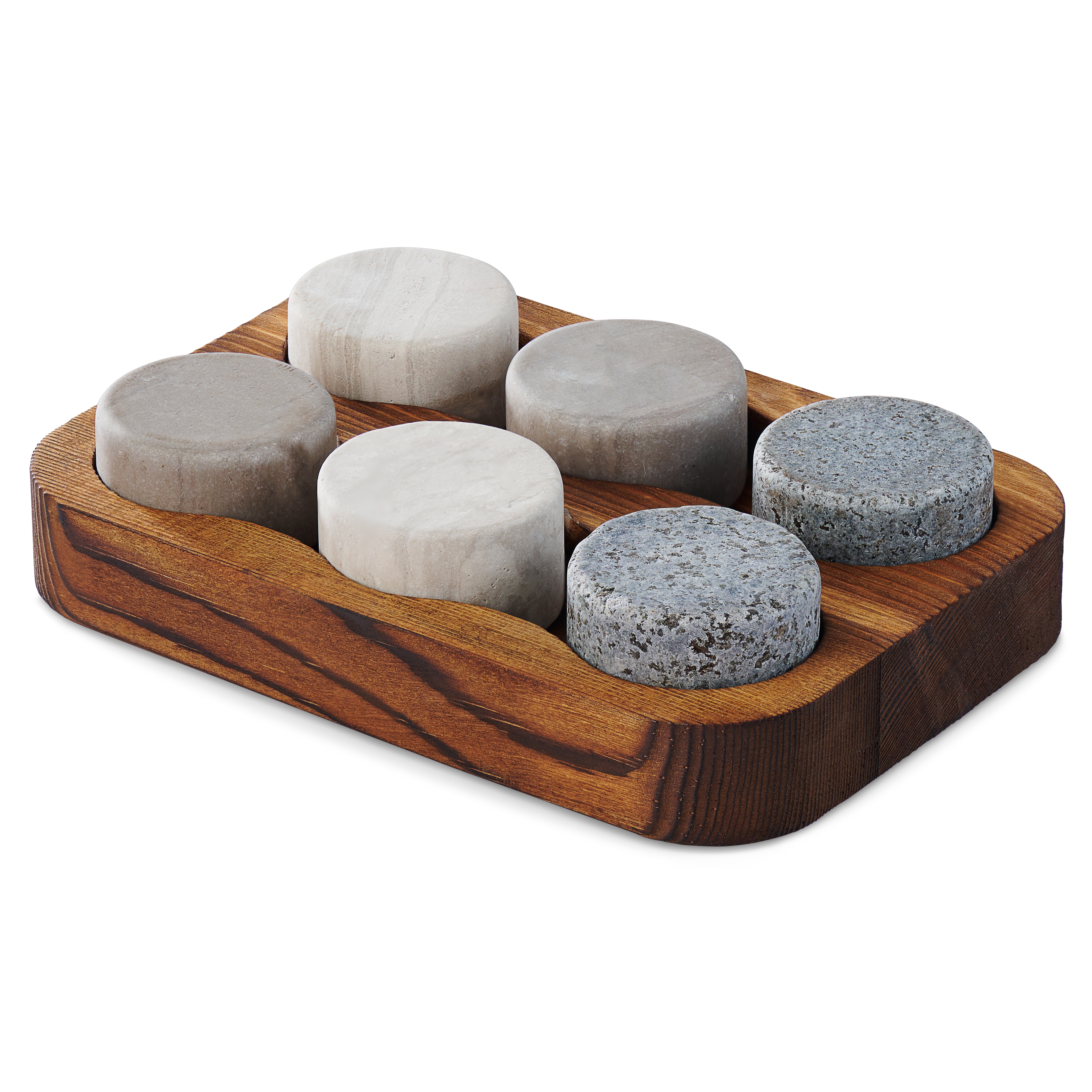 Juego de Whisky | Piedras de Granito y Posavasos - 3