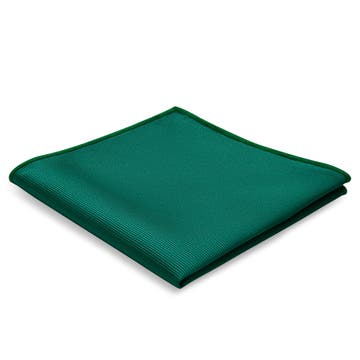Изумруденозелена гросгрейн кърпичка за сако