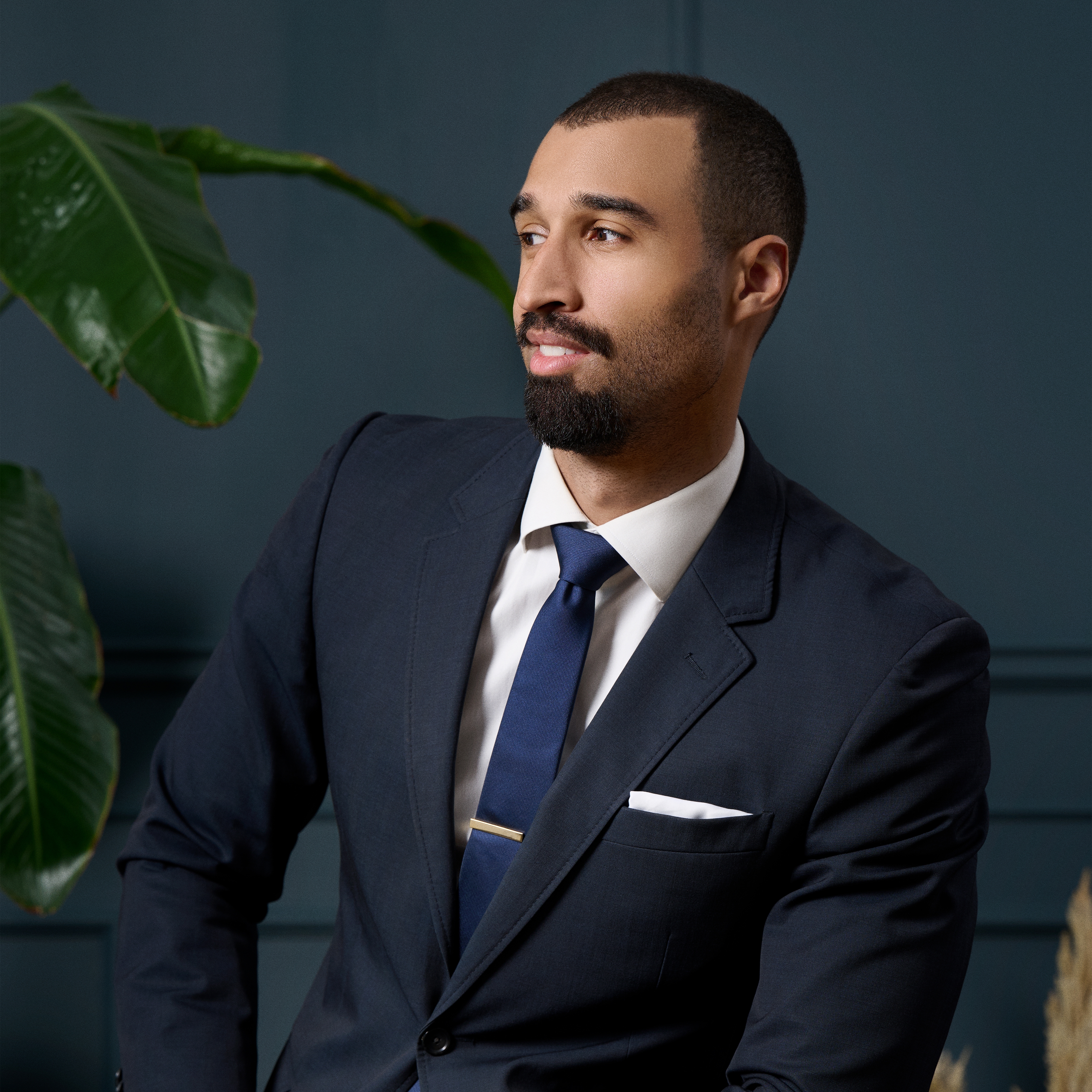 Polerad Guldfärgad 4 cm Slipsnål - 4