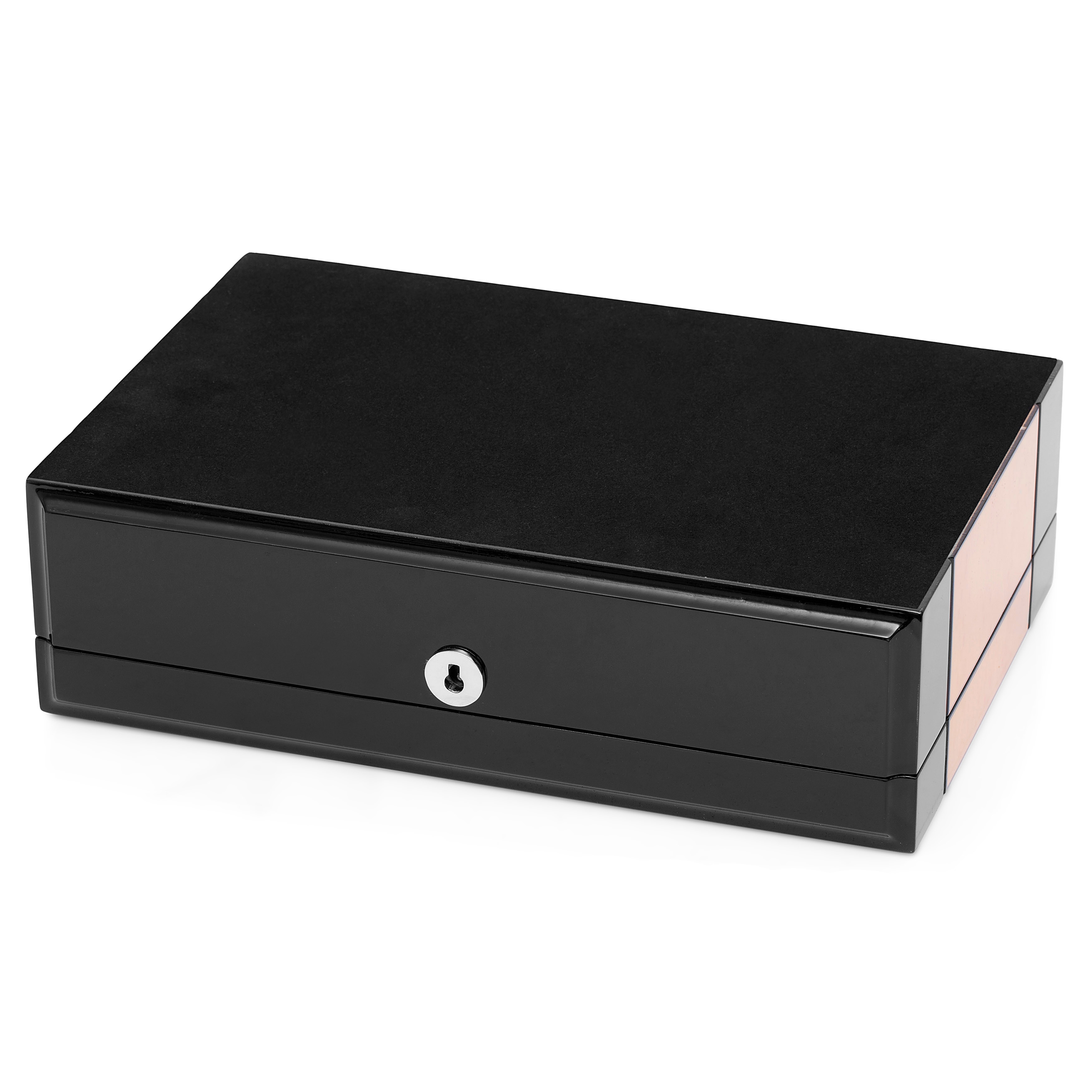 Zebratre Klokkekasse - 10 Klokker - 4