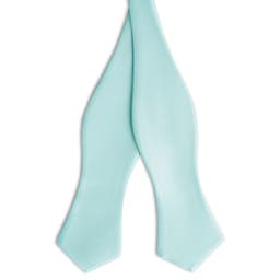 Baby Blue Self-Tie Grosgrain Diamond Tip Bow Tie