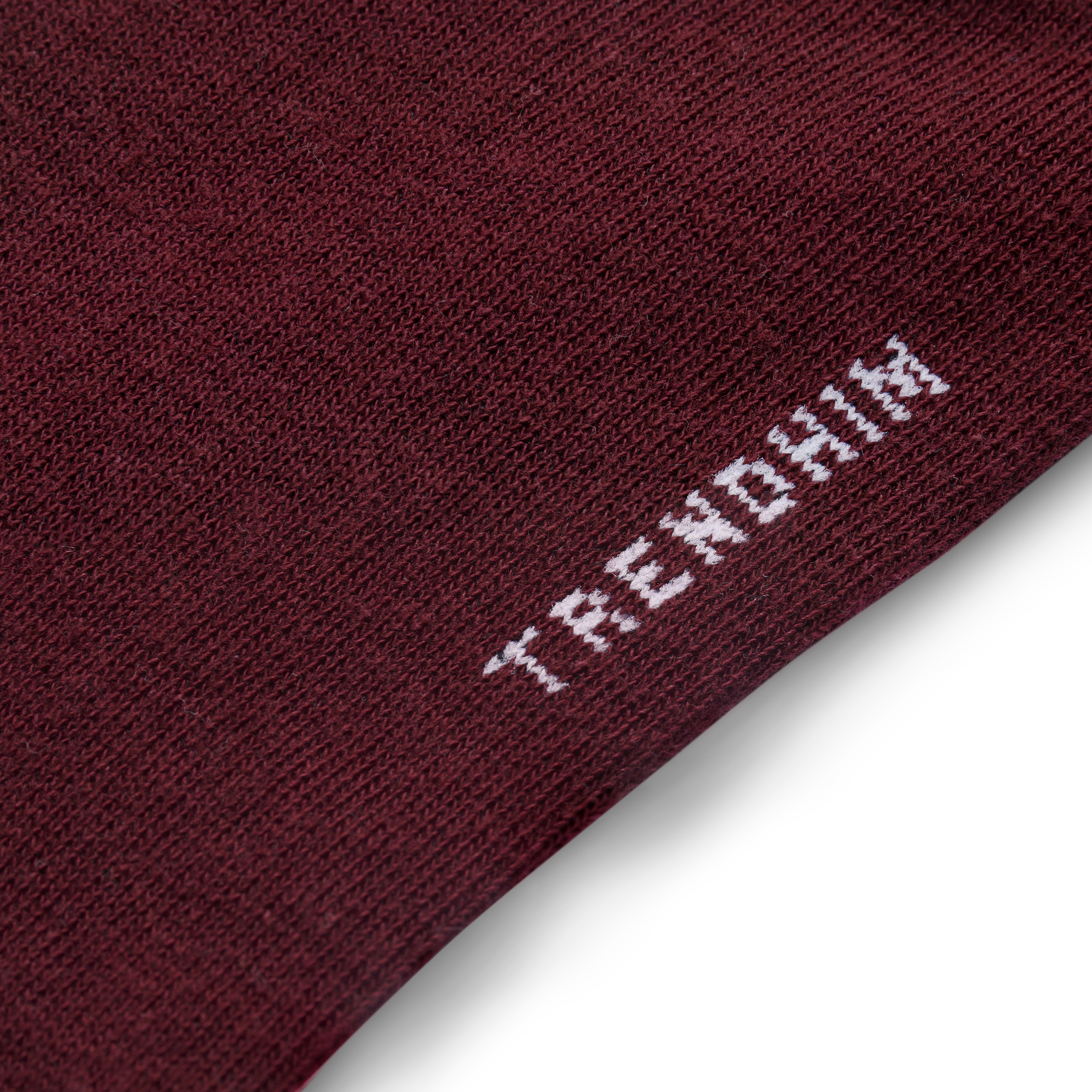 TrueFeel | Tmavě karmínové bambusové ponožky - 2