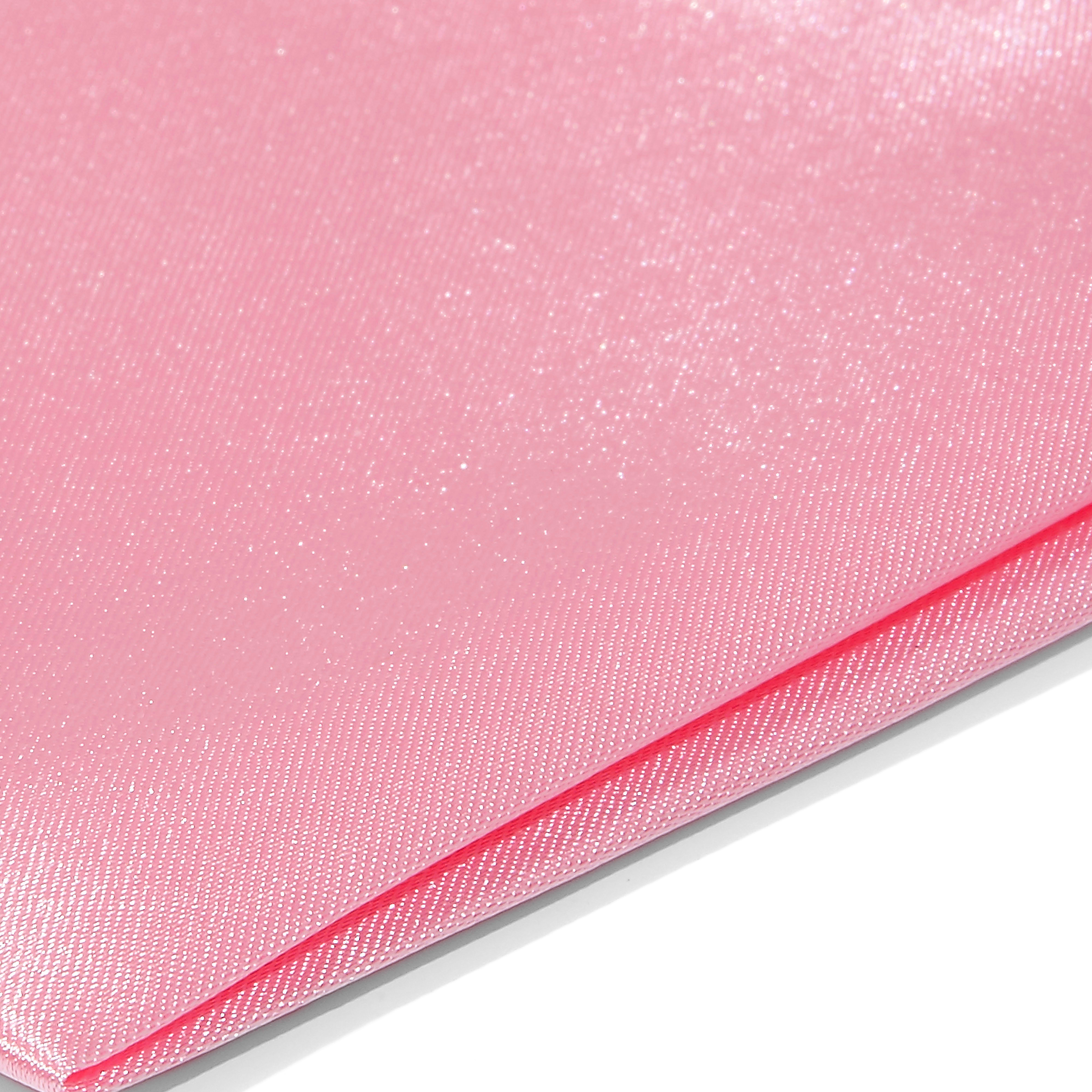 Schlichtes Glänzendes Babyrosa Einstecktuch - 2