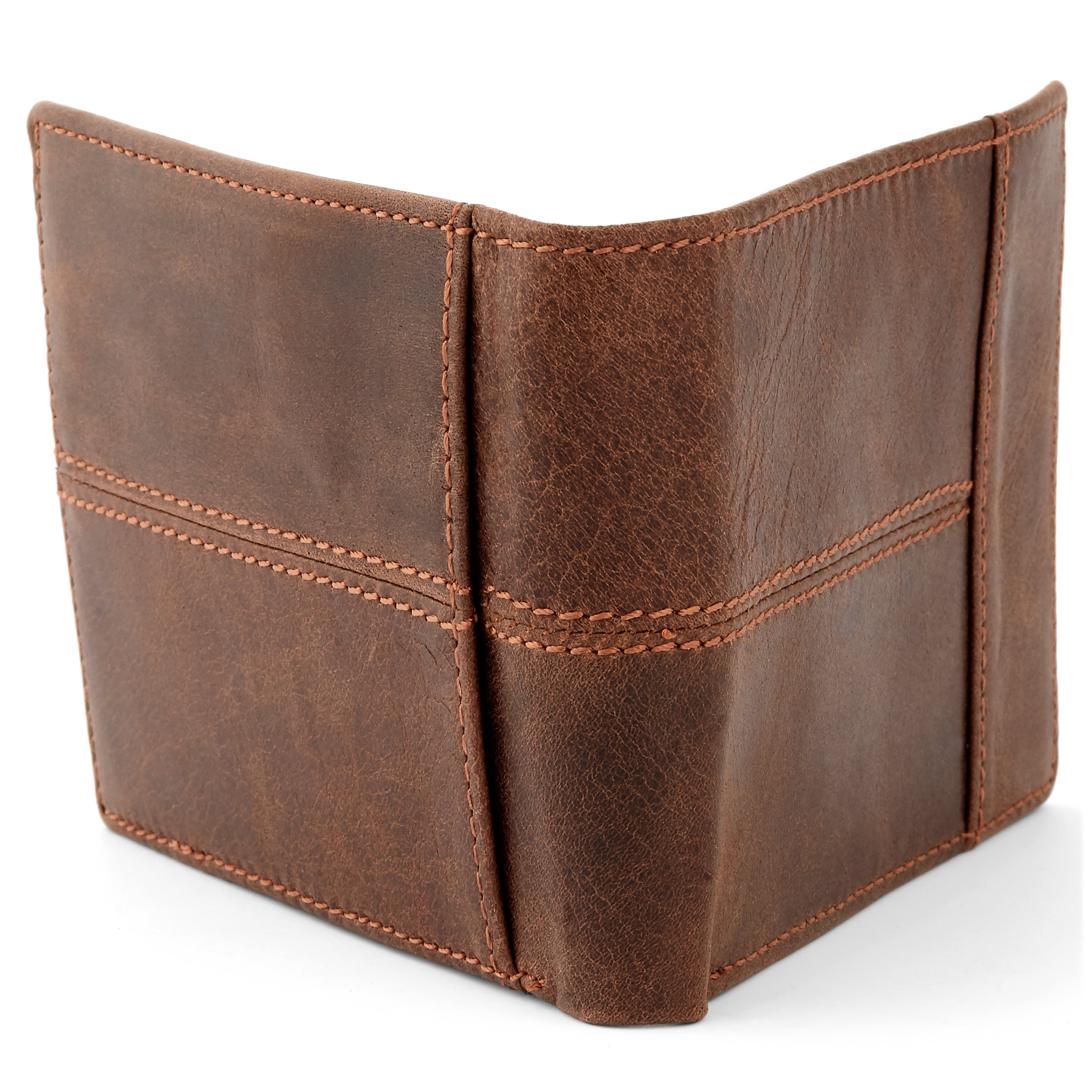 Brun Dubbelvikt Plånbok - 5