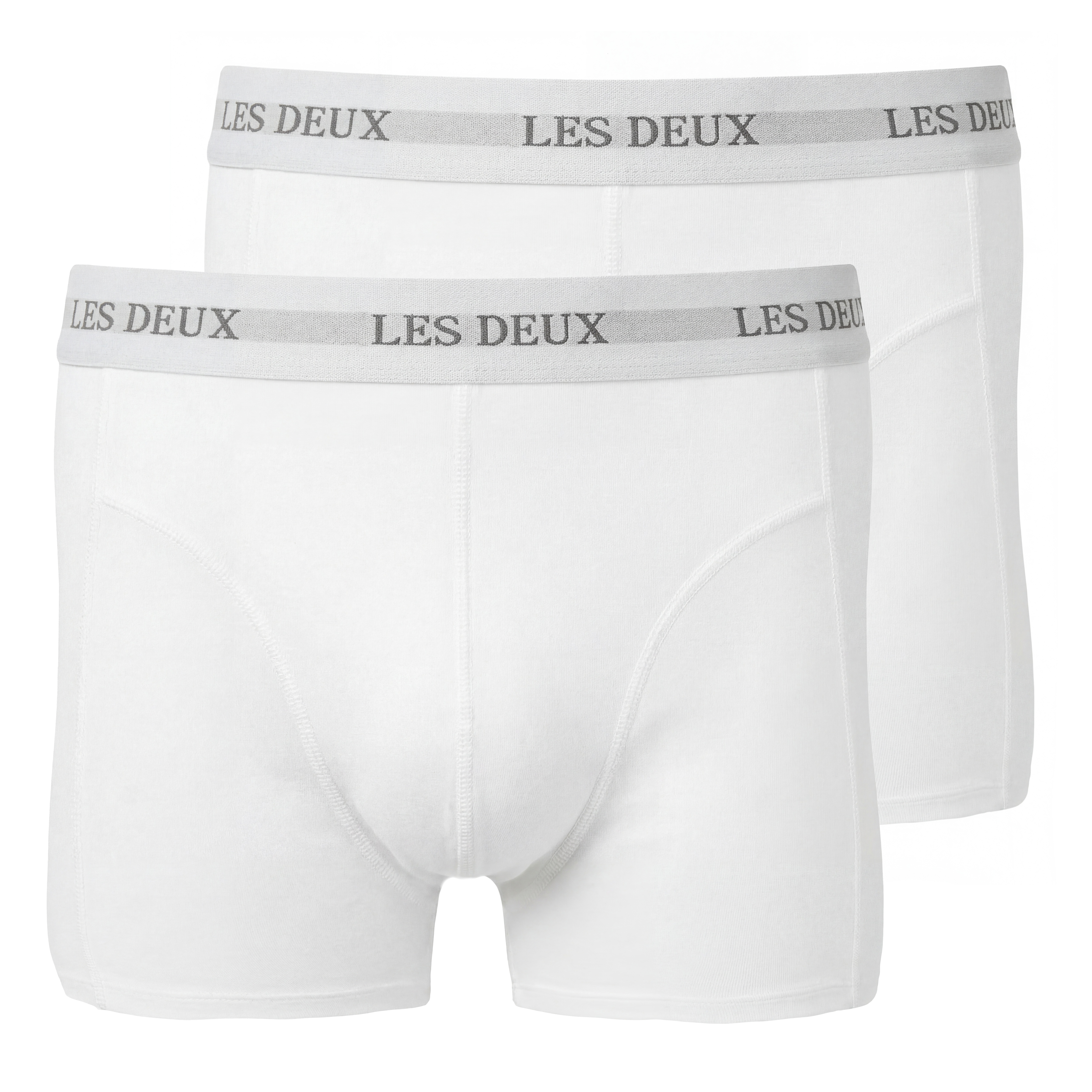 Les Deux | Fehér Warren boxeralsó – 2 darabos csomag