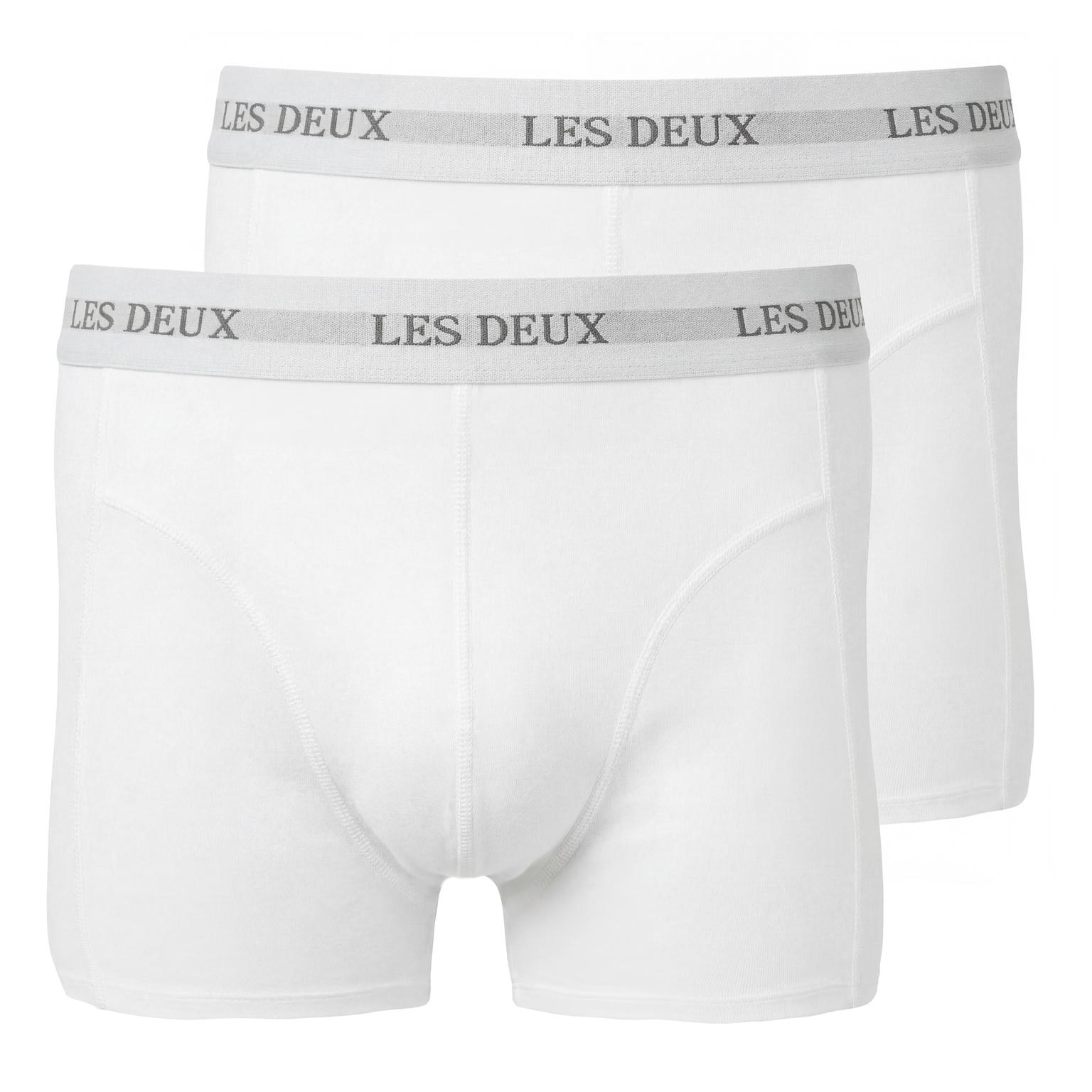 Les Deux | Boxeri Warren albi - Set de 2 Les Deux | Boxeri Warren albi - Set de 2