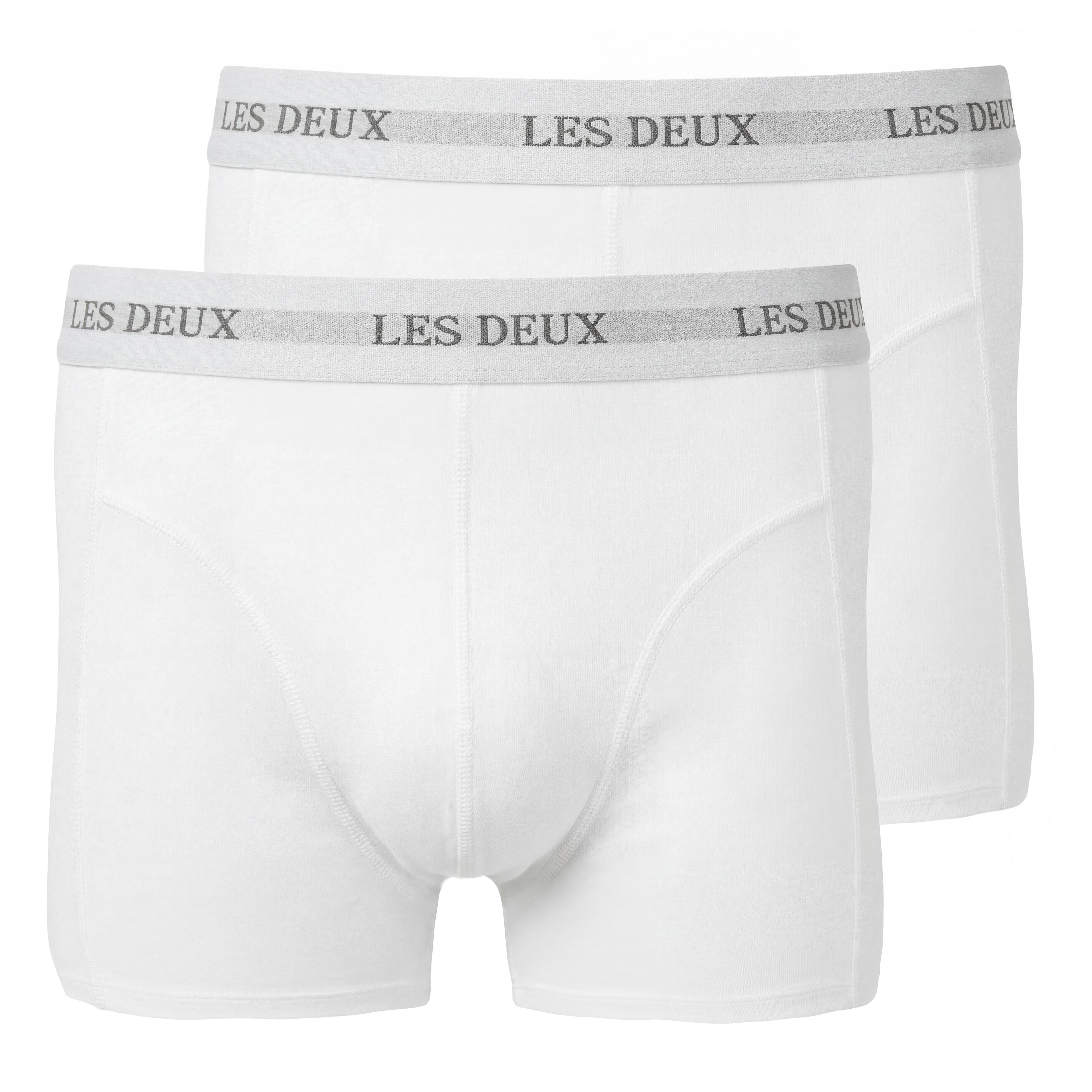 Les Deux | Fehér Warren boxeralsó – 2 darabos csomag Les Deux | Fehér Warren boxeralsó – 2 darabos csomag