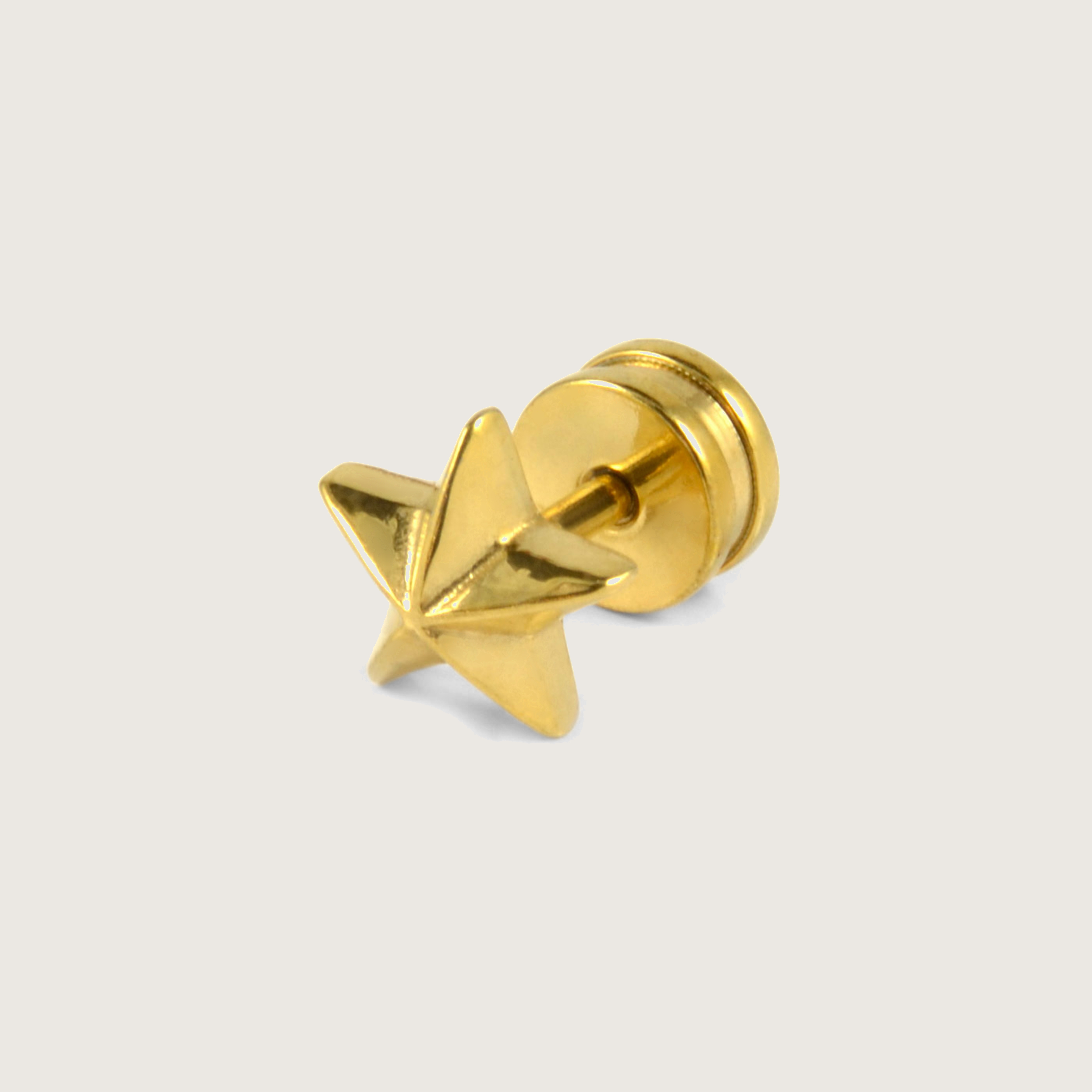 Tiny Star Stud Earrings In Gold | Lisa Angel - Foto 7