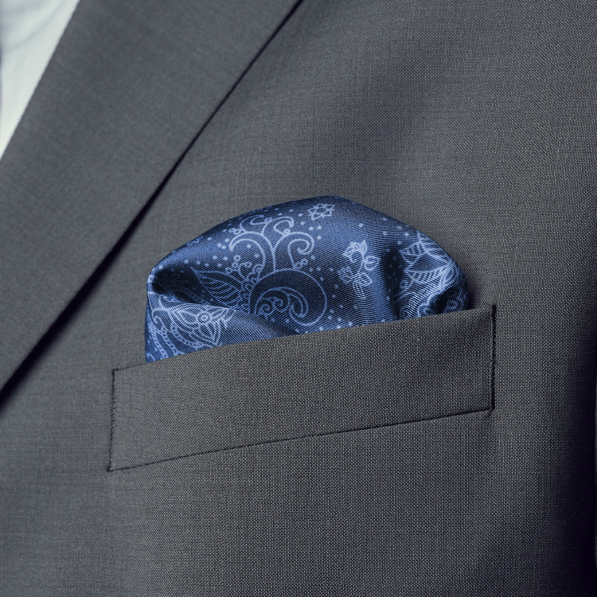 Boho Baron selyem díszzsebkendő - 5