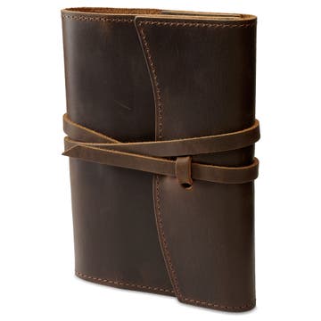 Notesbog | Mørkebrunt læder | Small