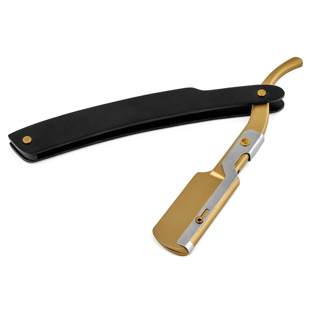 Gold-Tone Straight Razor for Disposable Blades | In stock! | Titan