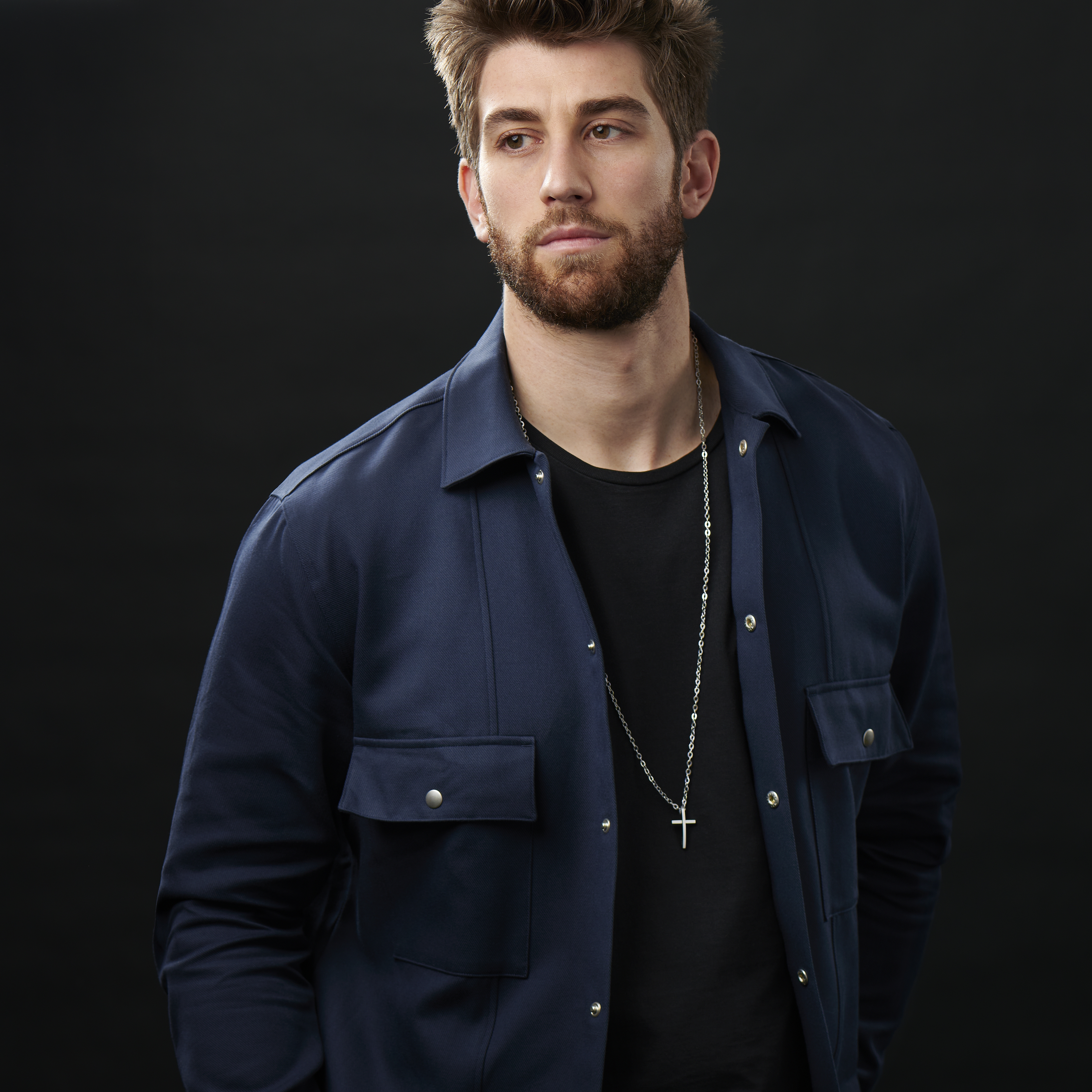 Gepolijste Stalen Kruisketting - 4