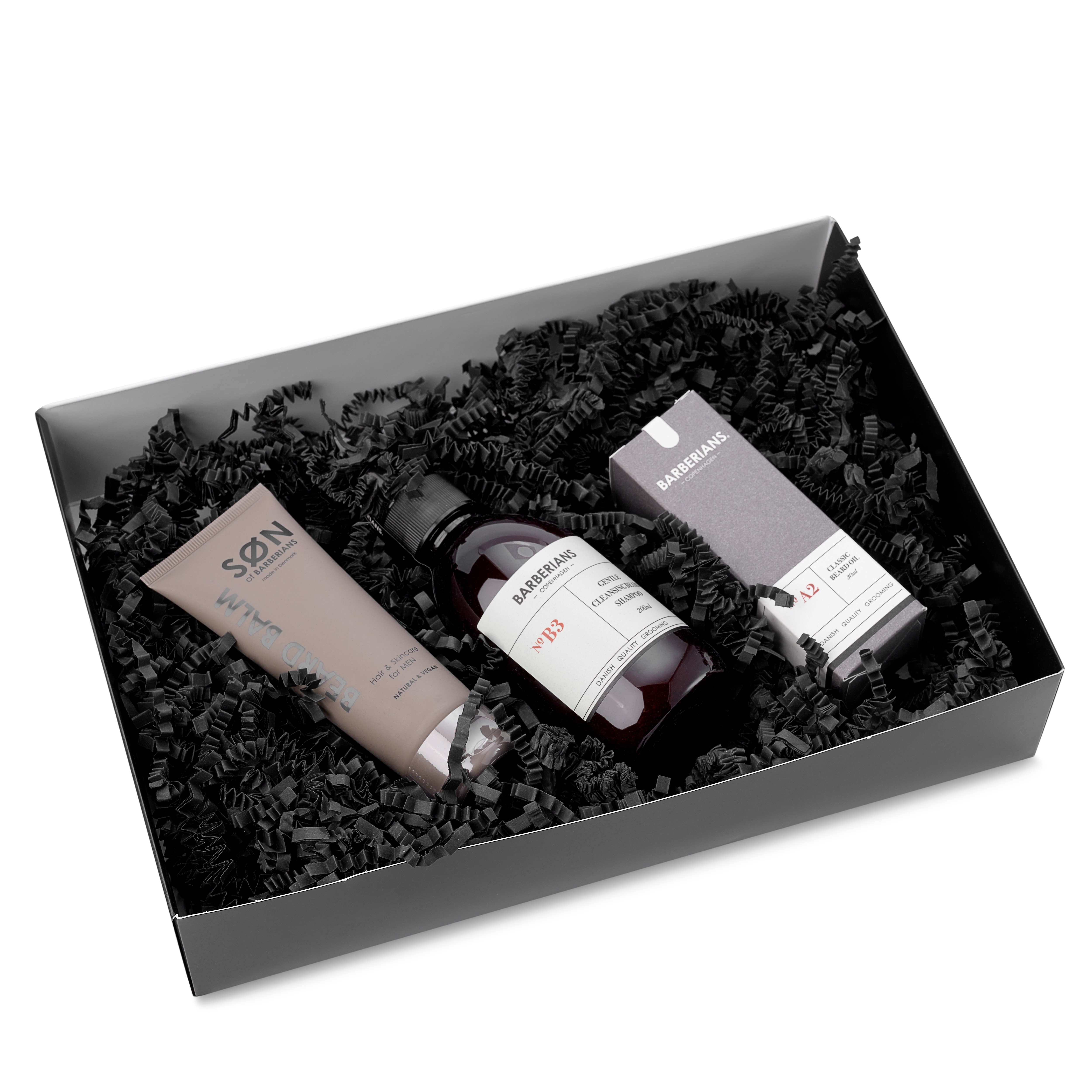 Barberians - Parranhoito Lahjapakkaus | Puhdistava Partashampoo, Partaöljy & Partabalsami - 2